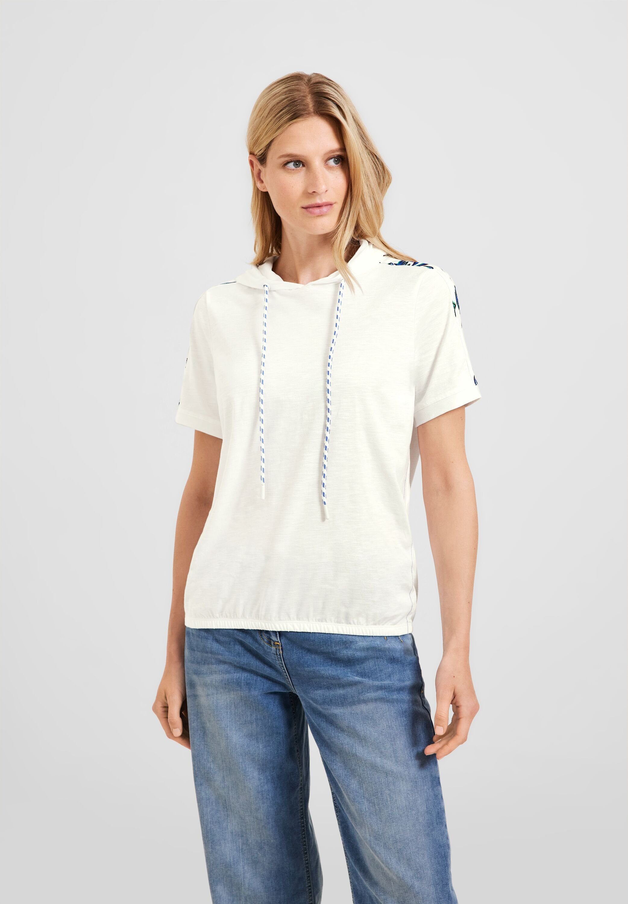 Cecil Kapuzenshirt im Hoodie-Style vanilla white | T-Shirts