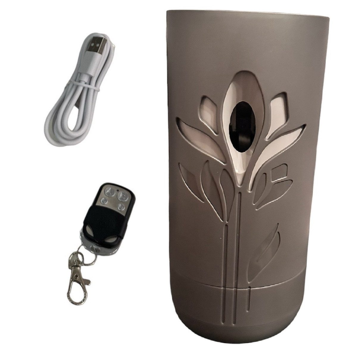 SpionProfi Überwachungskamera 64GB Mini Kamera FULL HD Video Ton Haus Cam mit Bewegungsmelder (Innenbereich, 1-tlg., Lufterfrischer versteckte Kamera Spycam Spion Haus Mini Cam)