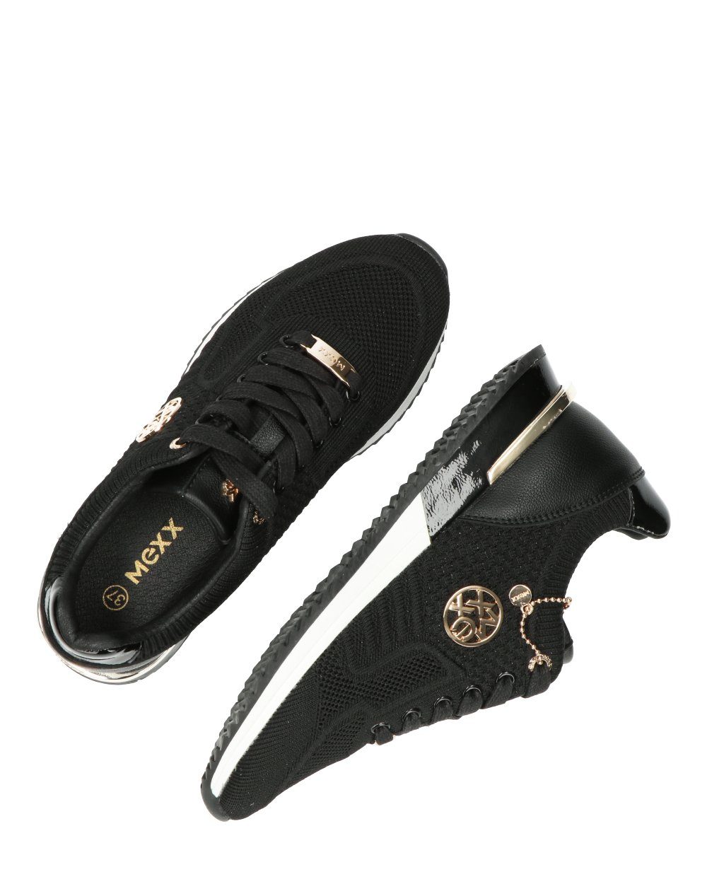 Mexx Mexx Damen Sneaker GITTE GLITTER - Black Sneaker
