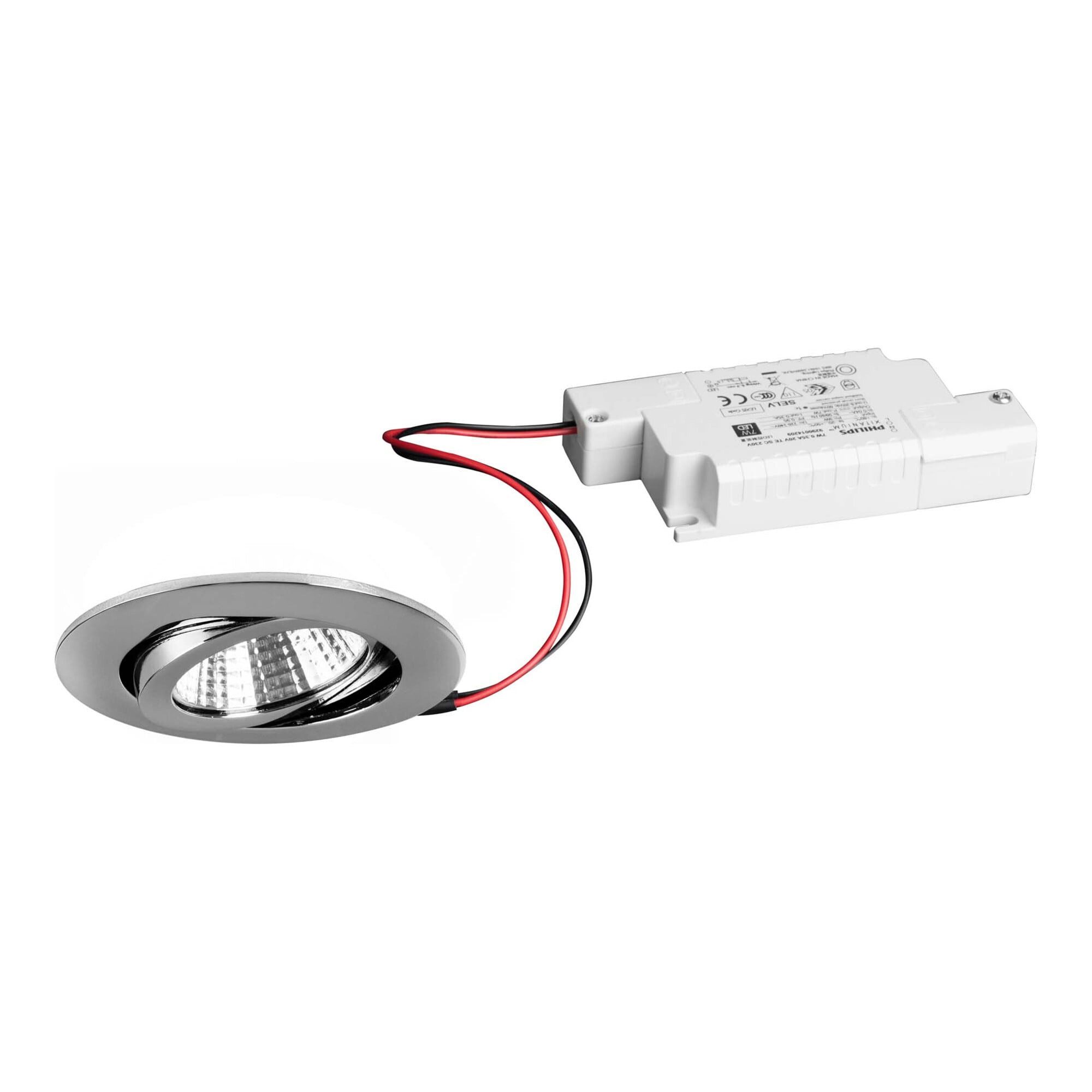Brumberg Deckenleuchte Brumberg Leuchten LED-Einbaustrahler 3000K chrom dimm. 39363023