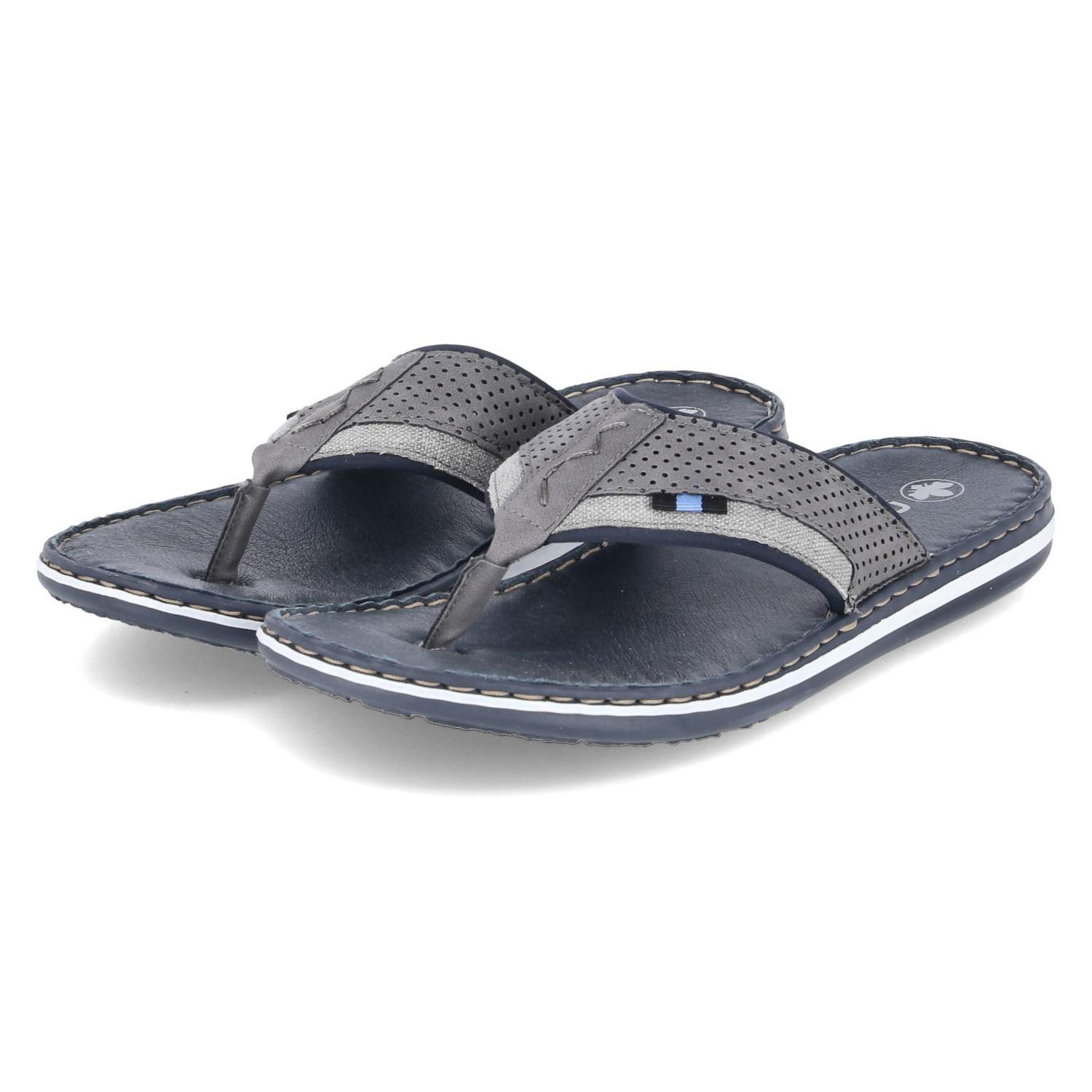 Rieker Rieker 21084-42 Herren Textil & Synthetik grey Pantolette