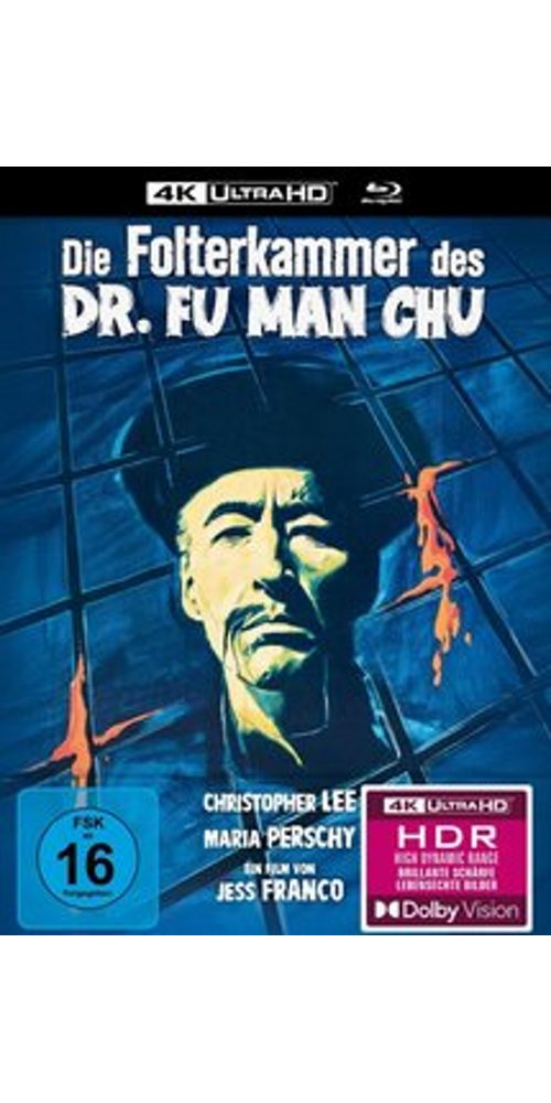 Alive Blu-ray Die Folterkammer des Dr. Fu Man Chu,1 4K UHD-Blu-ray + 1 Blu-ray, (1-St)
