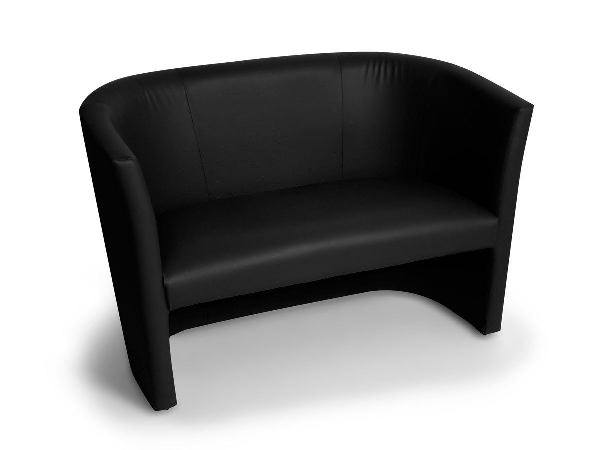 Moebel-Eins Sofa schwarz