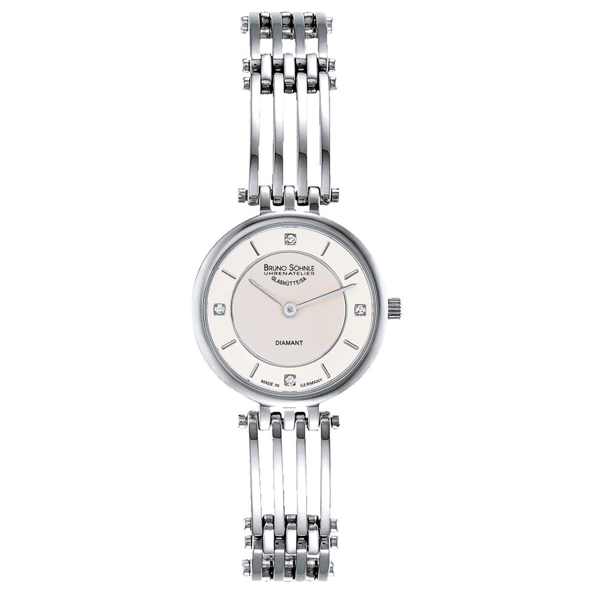 BRUNO SÖHNLE Quarzuhr Bruno Söhnle Damen Uhr 17-13103-242 Latina II mit Diamanten, (1-tlg)