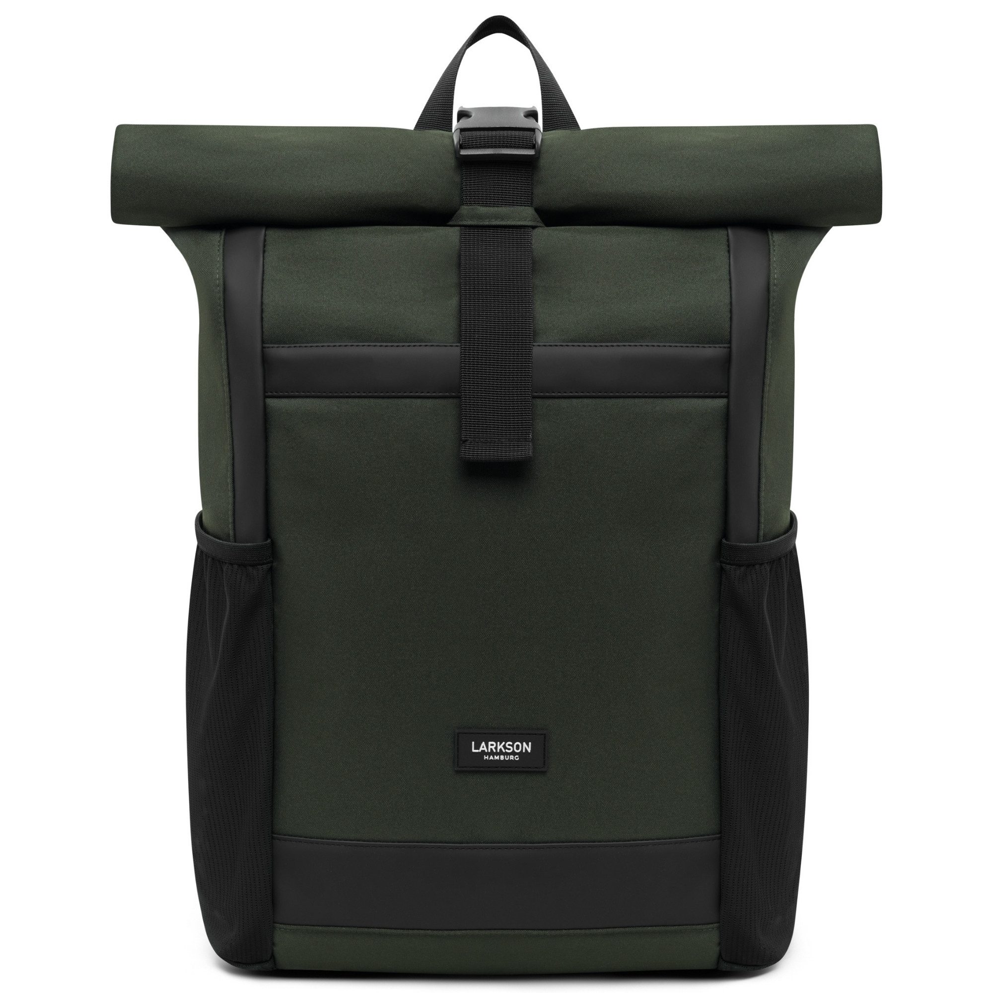 LARKSON Cityrucksack No 2, Rolltop Damen Herren, Laptop Fach (1-tlg), Wasserabweisend