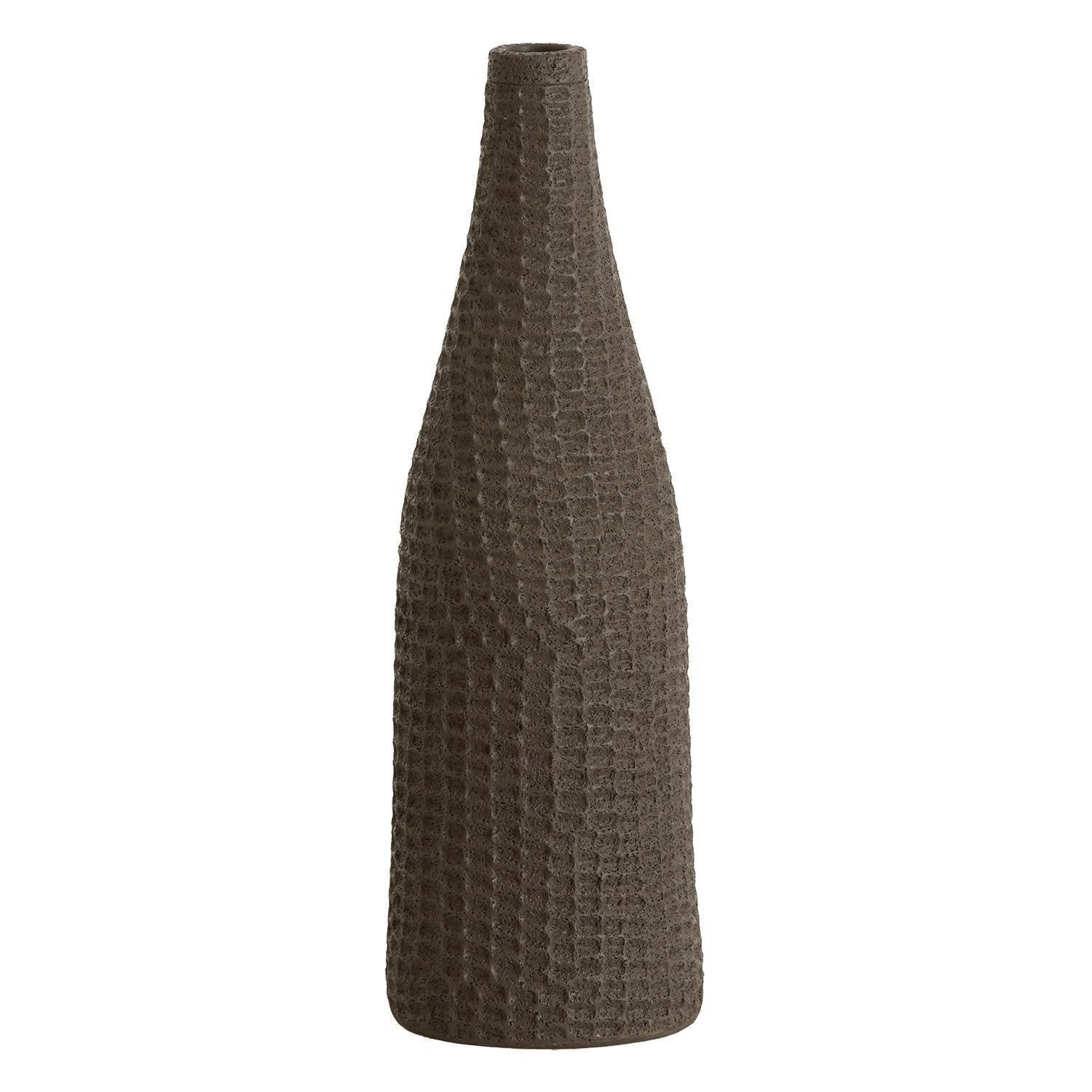 Light & Living Dekovase YASSO, Vase, Braun, Kunststoff, H 30 cm (1 St), besondere Oberflächenstruktur