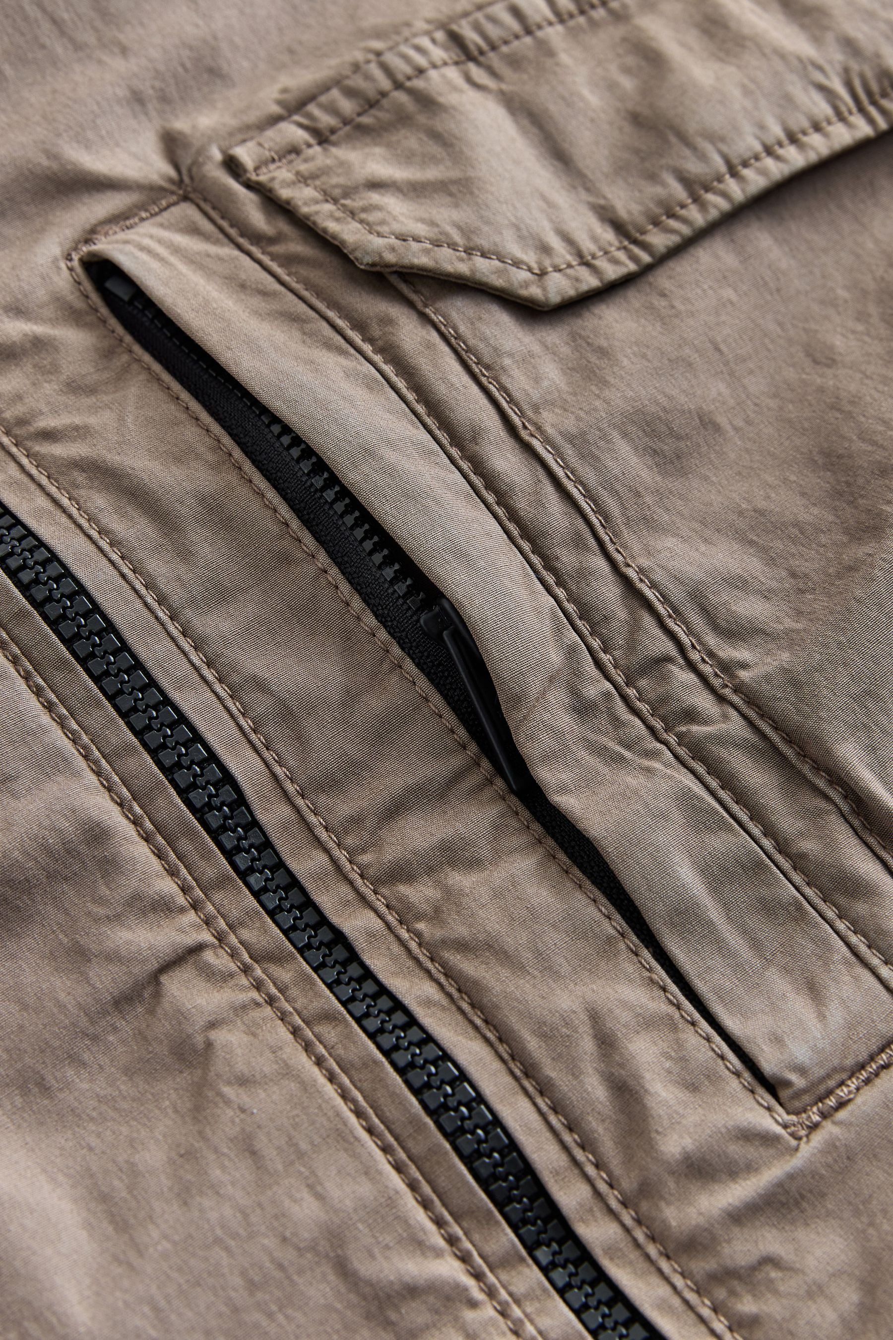 Next Hemdjacke Hemdjacke mit Reißverschluss (1-St)
