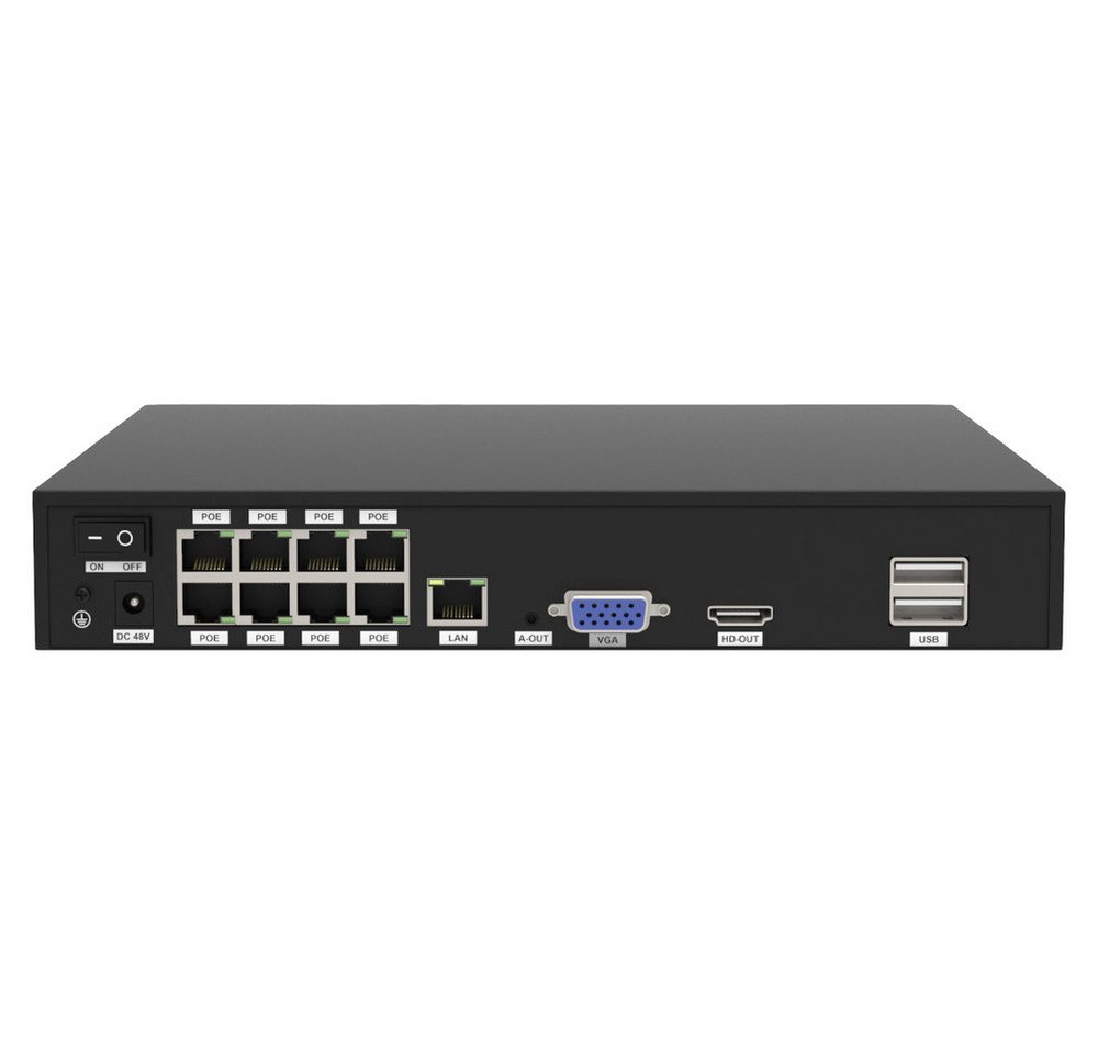 Thumbnail - Foscam Überwachungskamera Foscam FNA108E-T4-2T FNA108E-T4-2T LAN IP-Überwachungskamera-Set 8-Kan