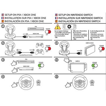 Subsonic Superdrive - Lenkrad Wheel SV200 für Nintendo Switch PS4 Xbox One PC Gaming-Lenkrad