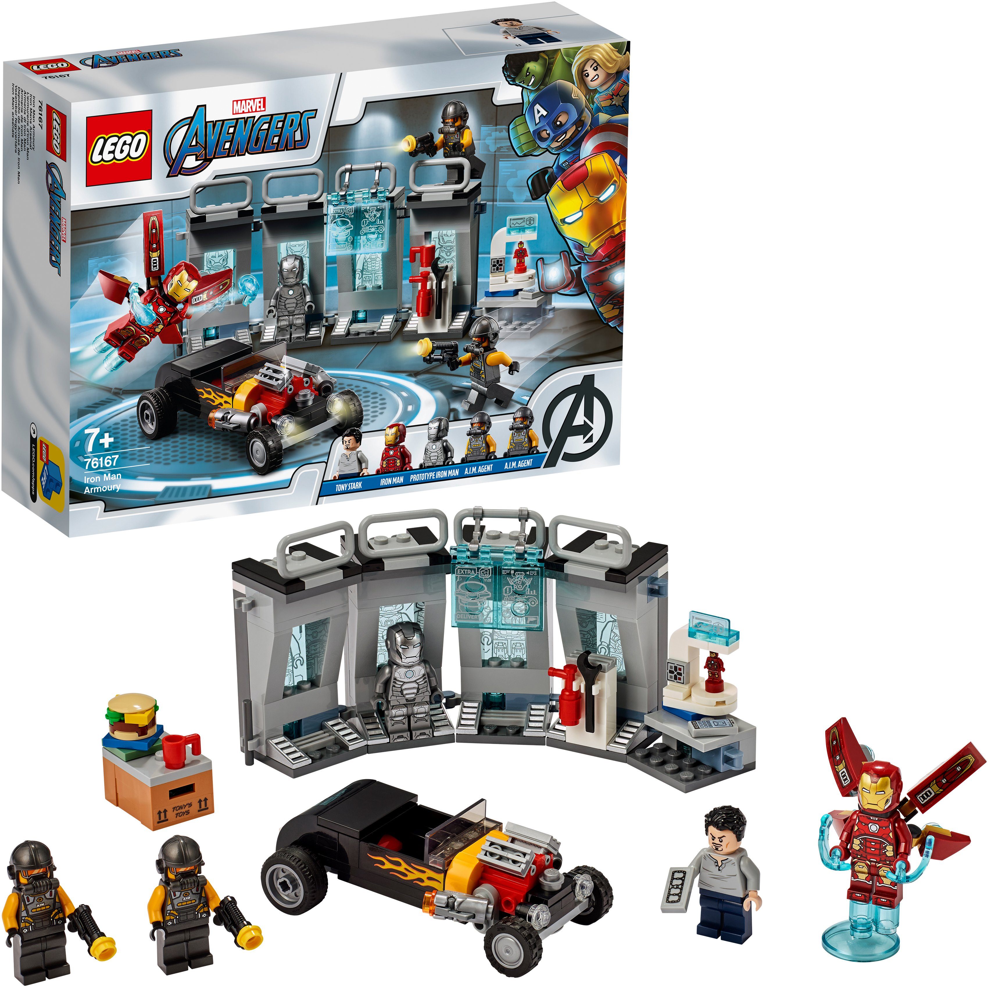 Image of LEGO Iron Mans Arsenal Bausatz, Mehrfarbig