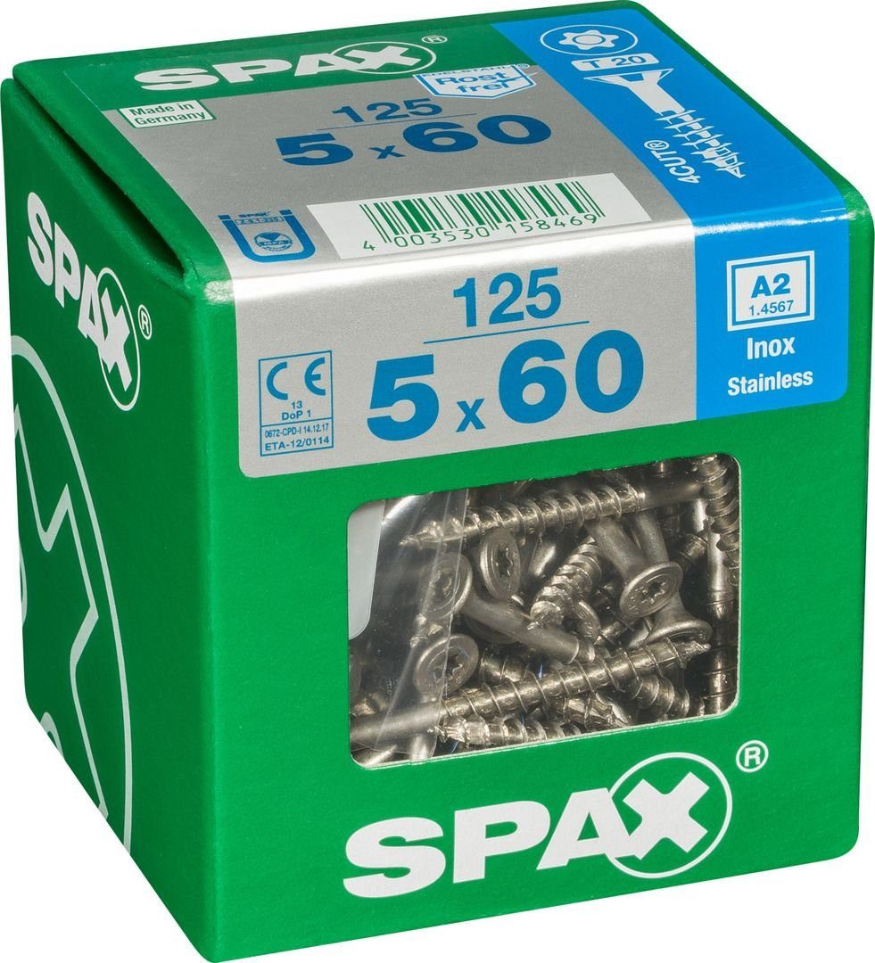 SPAX Holzbauschraube Spax Universalschrauben 5.0 - x TX 125 20 mm 60