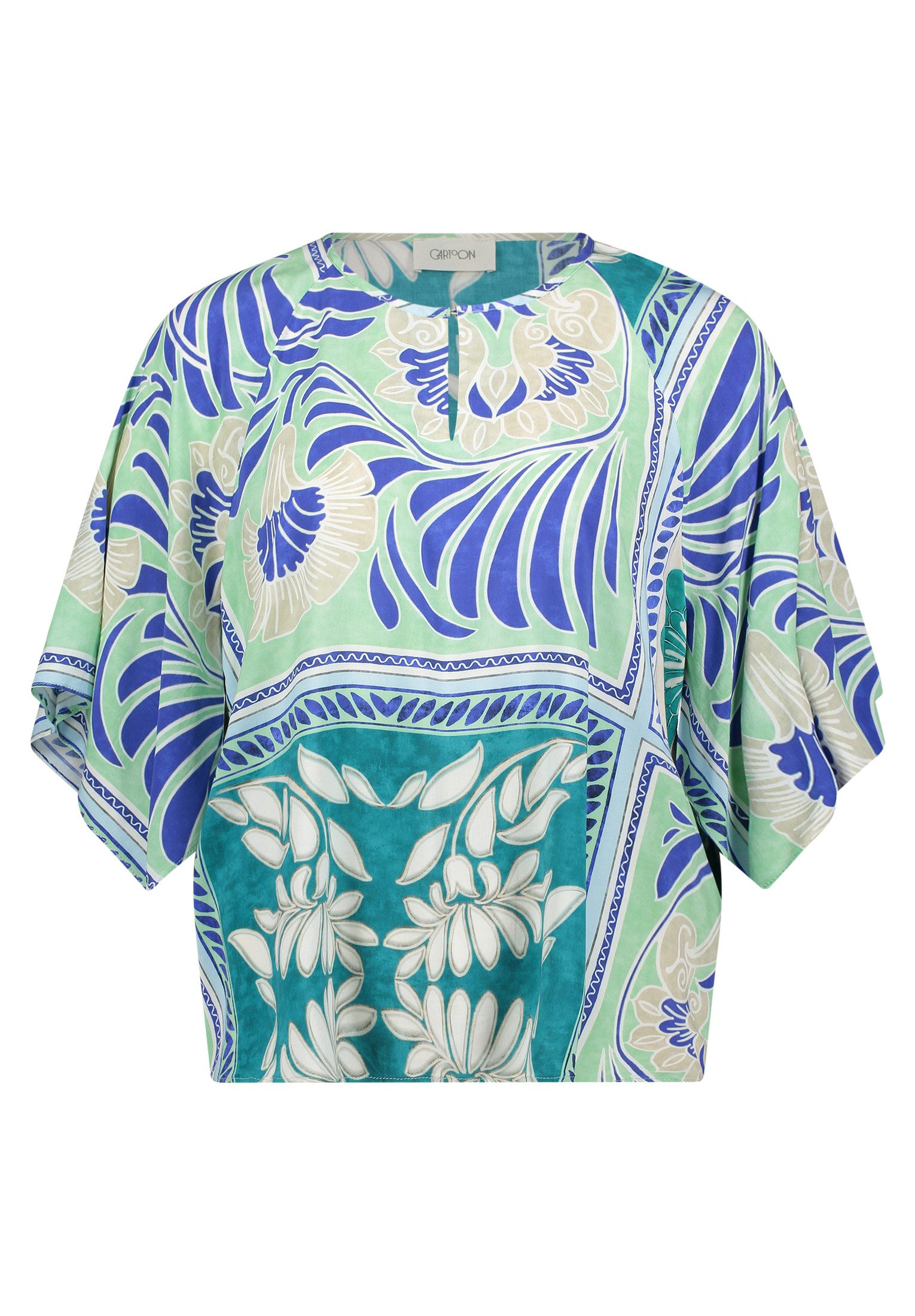 Cartoon Schlupfbluse Damen mit Muster