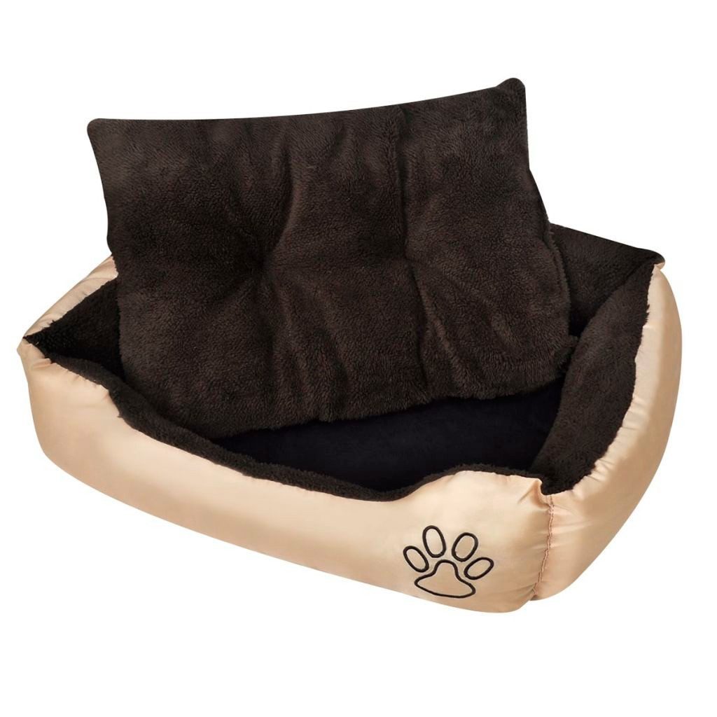vidaXL Hundekorb xl Warmes Hundebett mit Polsterkissen XL Körbchen Hund