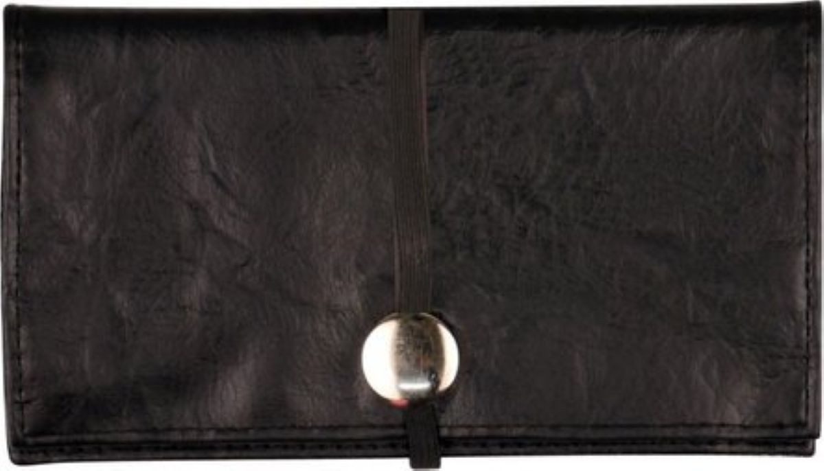 meytrade Tabakbeutel Tabaktasche, vintage Drehertasche in Lederoptik dunkelbraun / schwarz