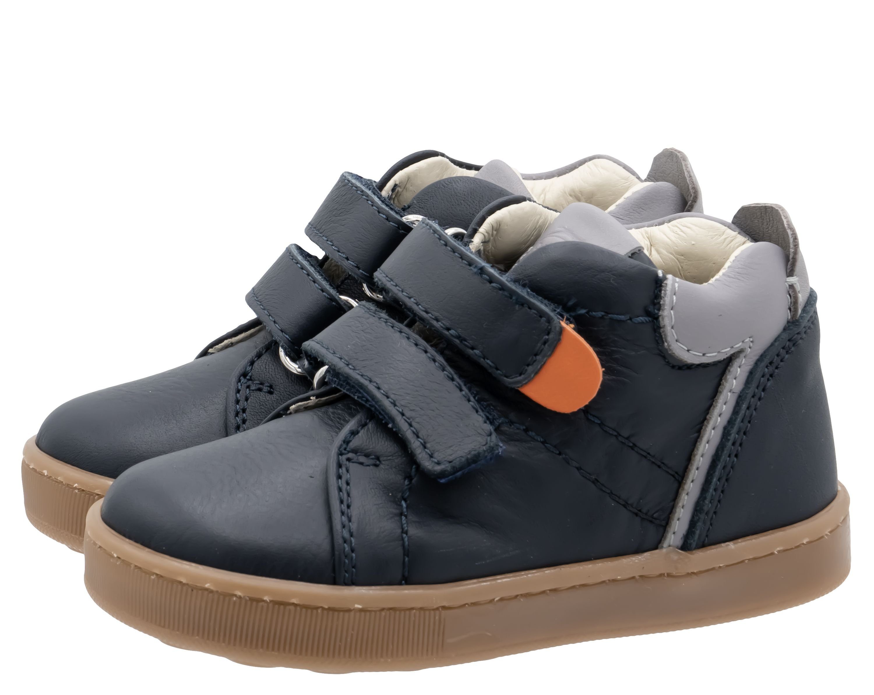 Balducci Lauflernschuhe Balduccci Kinderschuhe 5659C aus Leder Blau Schnürschuh