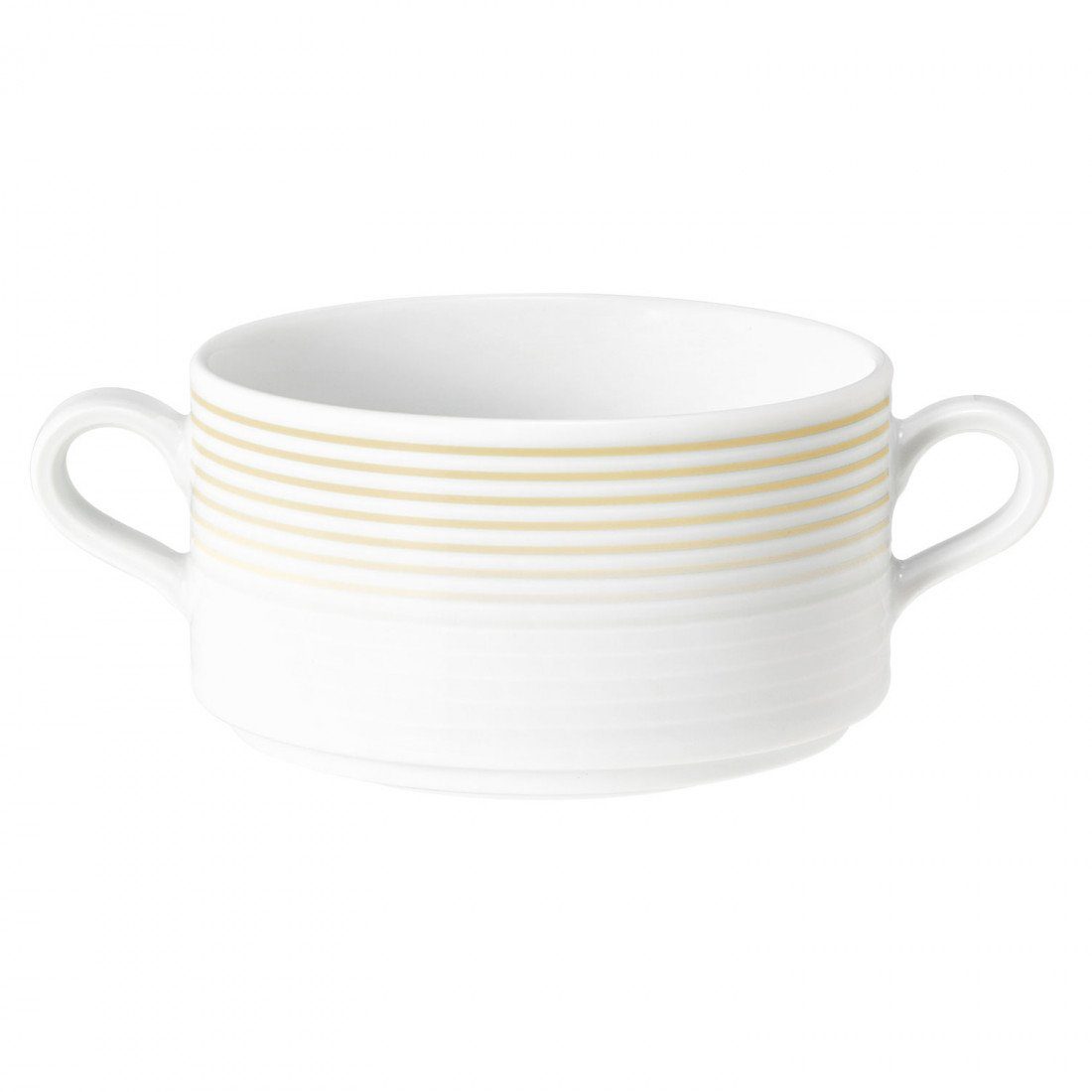 Seltmann Weiden Suppenteller Suppen -Obertasse Blues sandbeige rund mit Relief H 5,6 cm- 300 ml, (1 St)