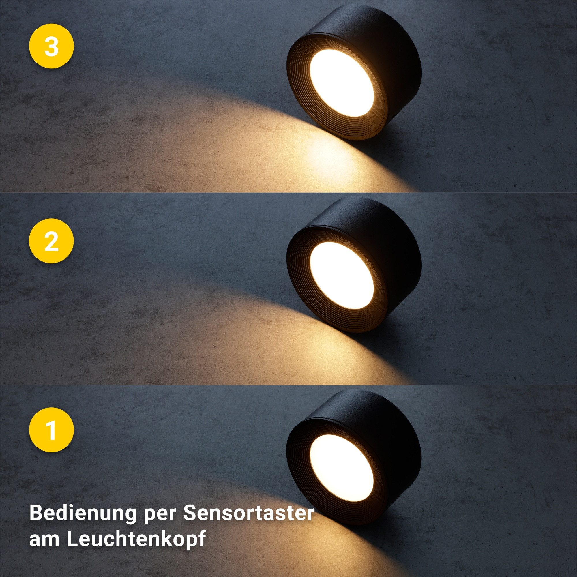 MeLiTec LED Stehlampe Stehleuchte ST55, LED wechselbar, warmweiß günstig online kaufen