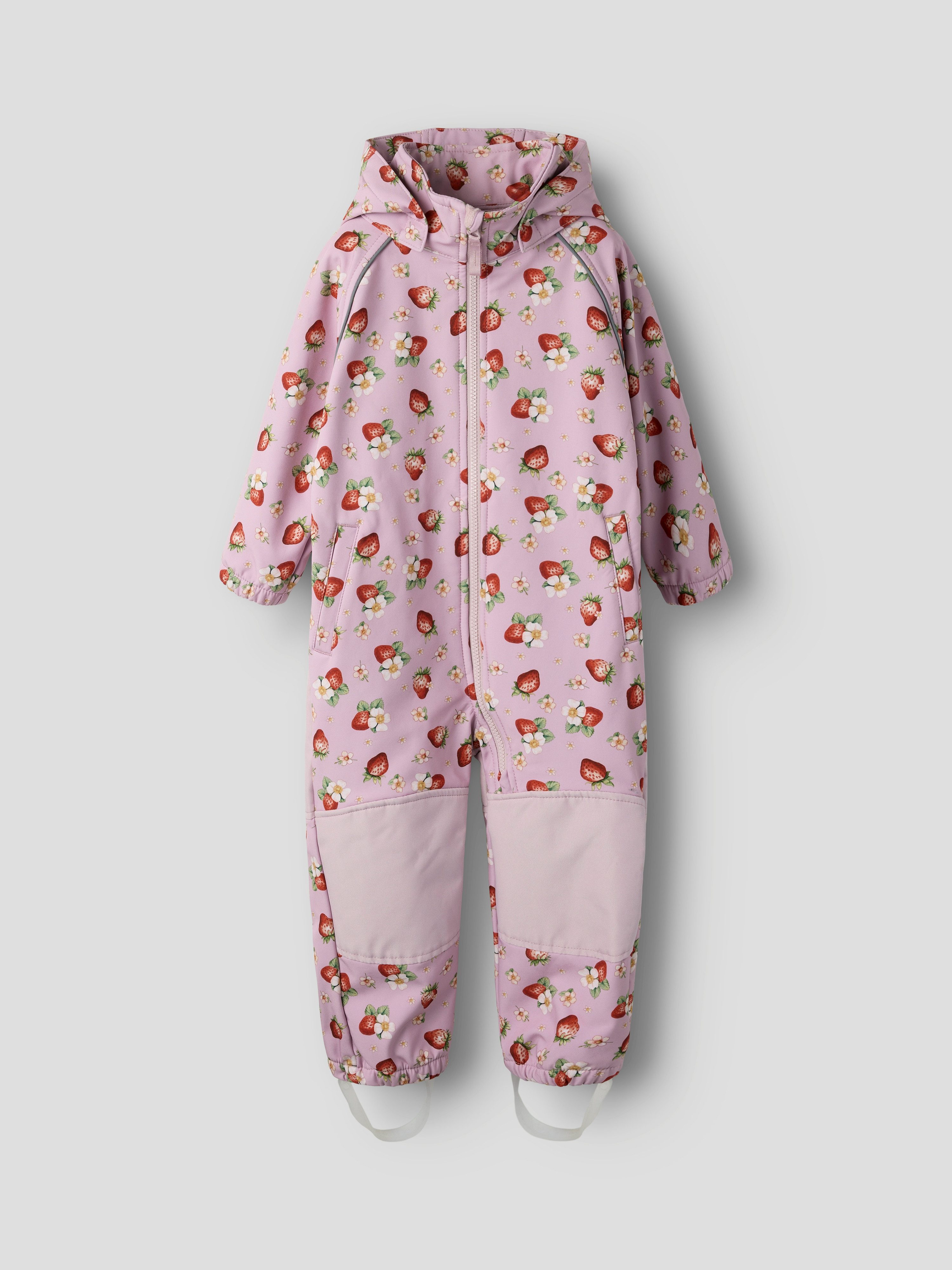 Name It Softshelloverall NMFALFA08 SOFTSHELL SUIT AOP 1FO NOOS mit verstellbarer und abnehmbarer Fußschlaufe