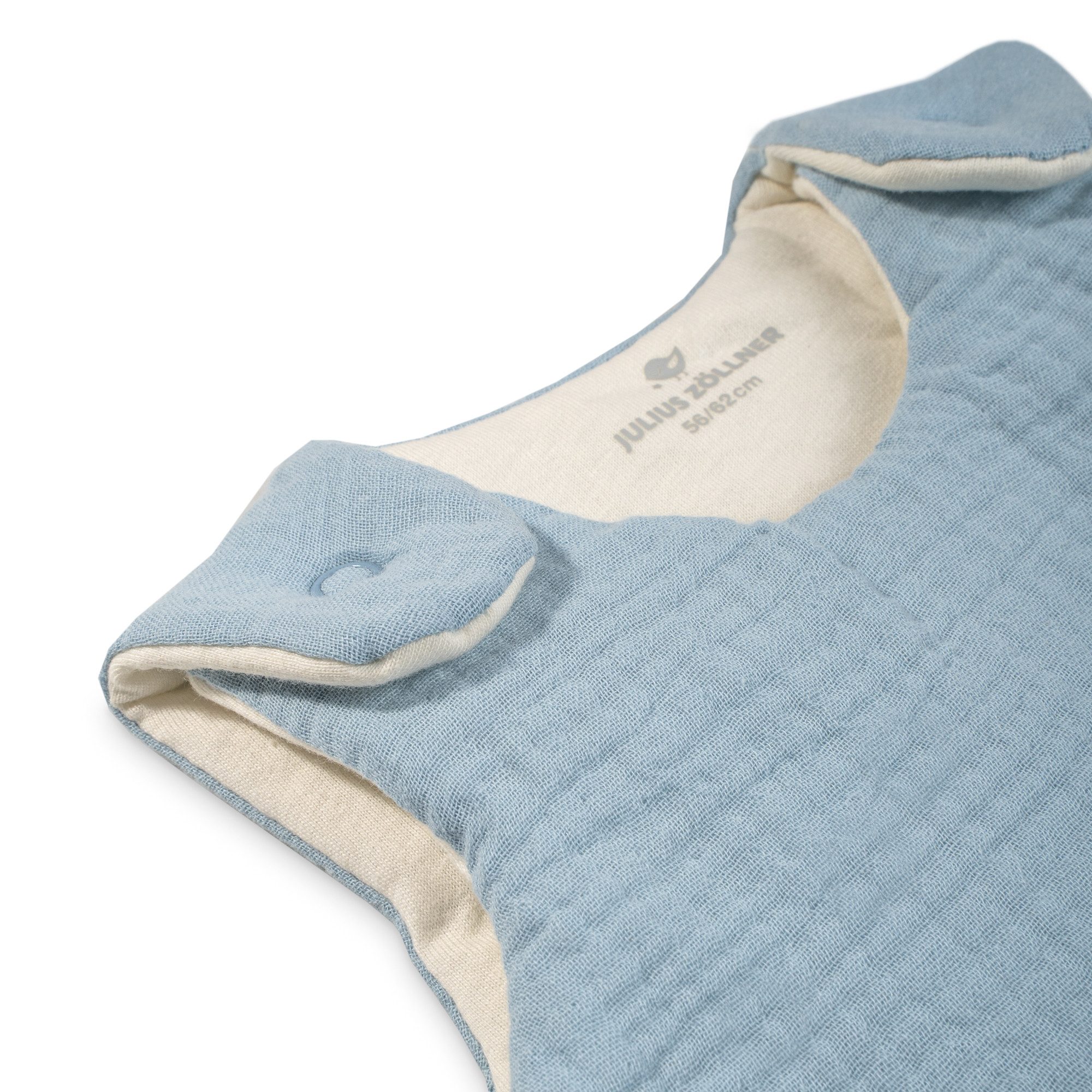 Julius Zöllner Babyschlafsack Musselin, umlaufender seitlicher Reißverschluss