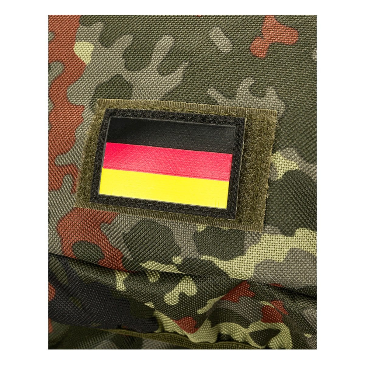 BWuM Freizeitrucksack BWuM Bundeswehr Kampfrucksack Tactical Aviator 110L + Patch & Flagge