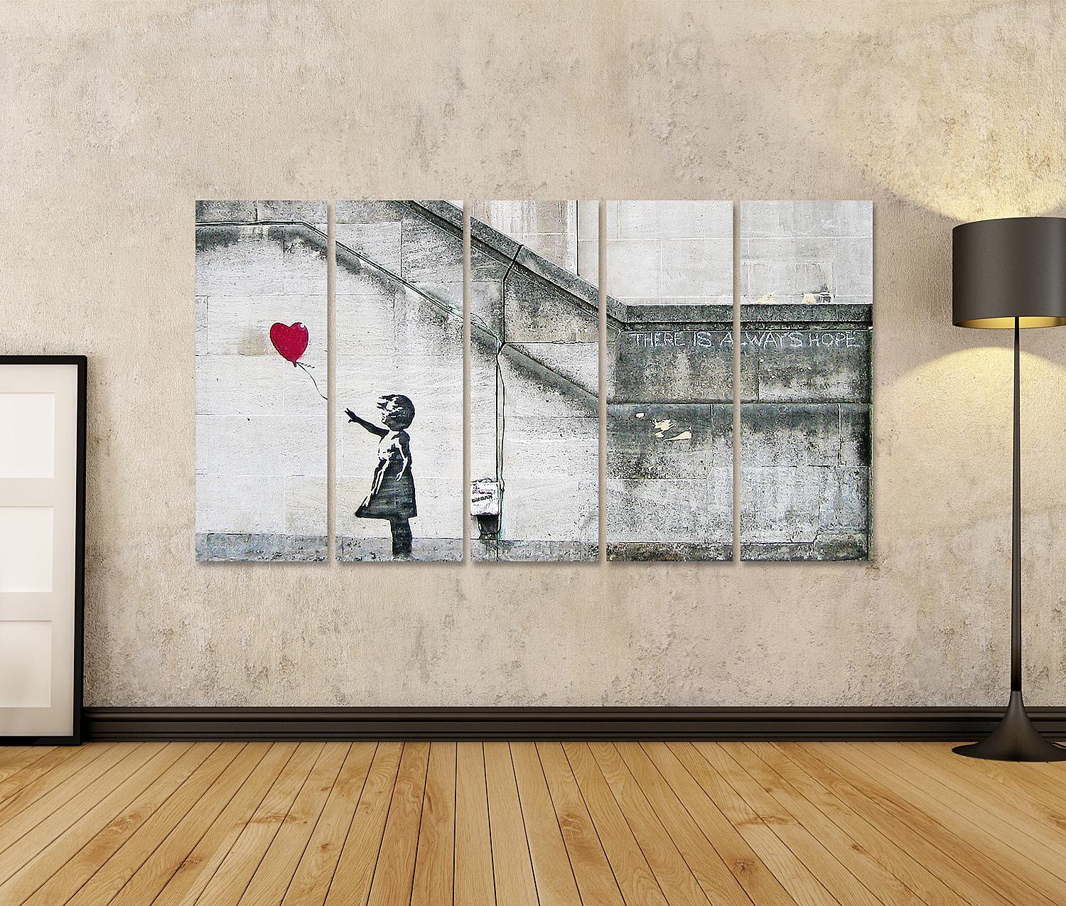 islandburner Leinwandbild Banksy Bilder günstig online kaufen