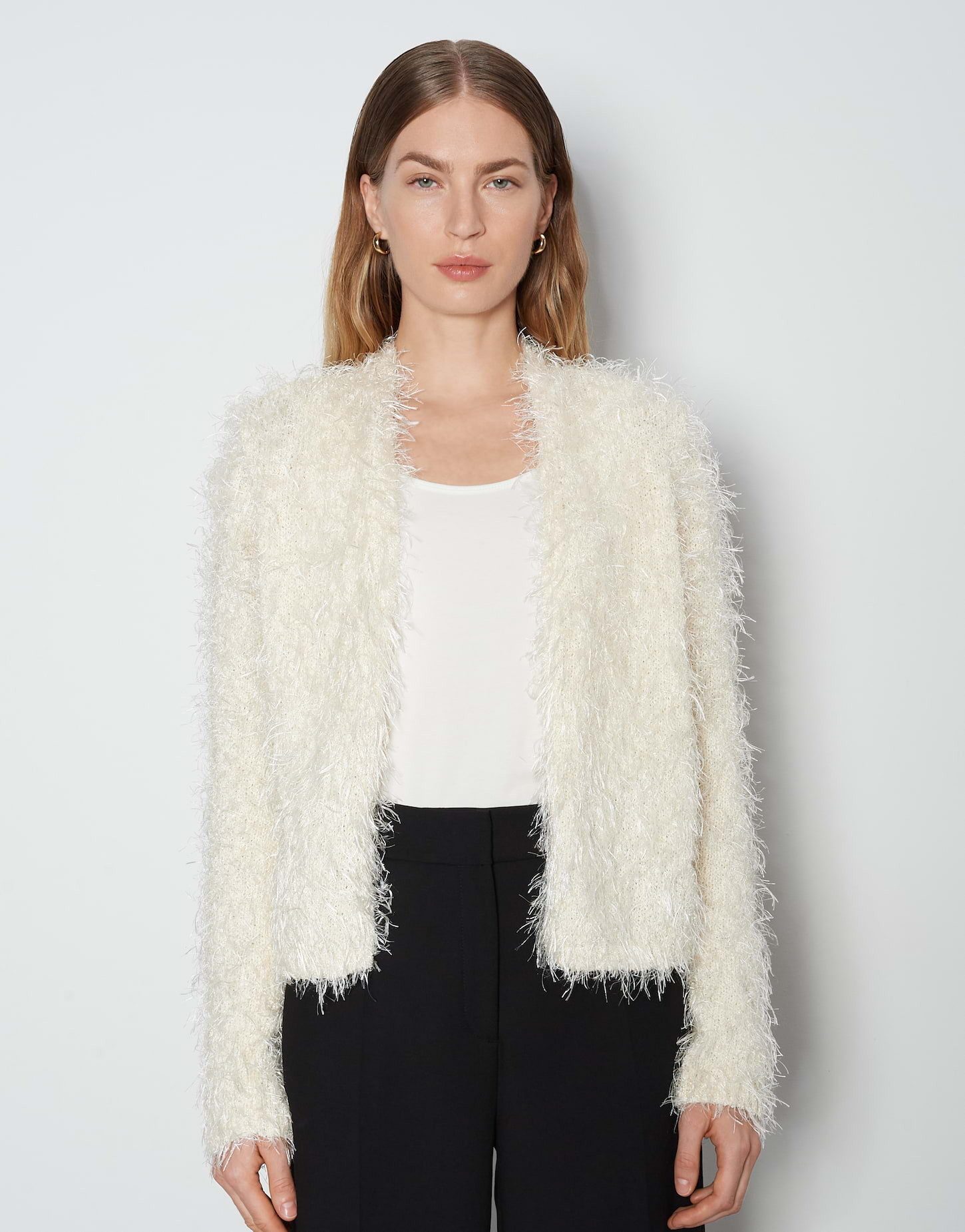 Cardigan Cardigan TAULINA Loose mit Schimmer Effekt