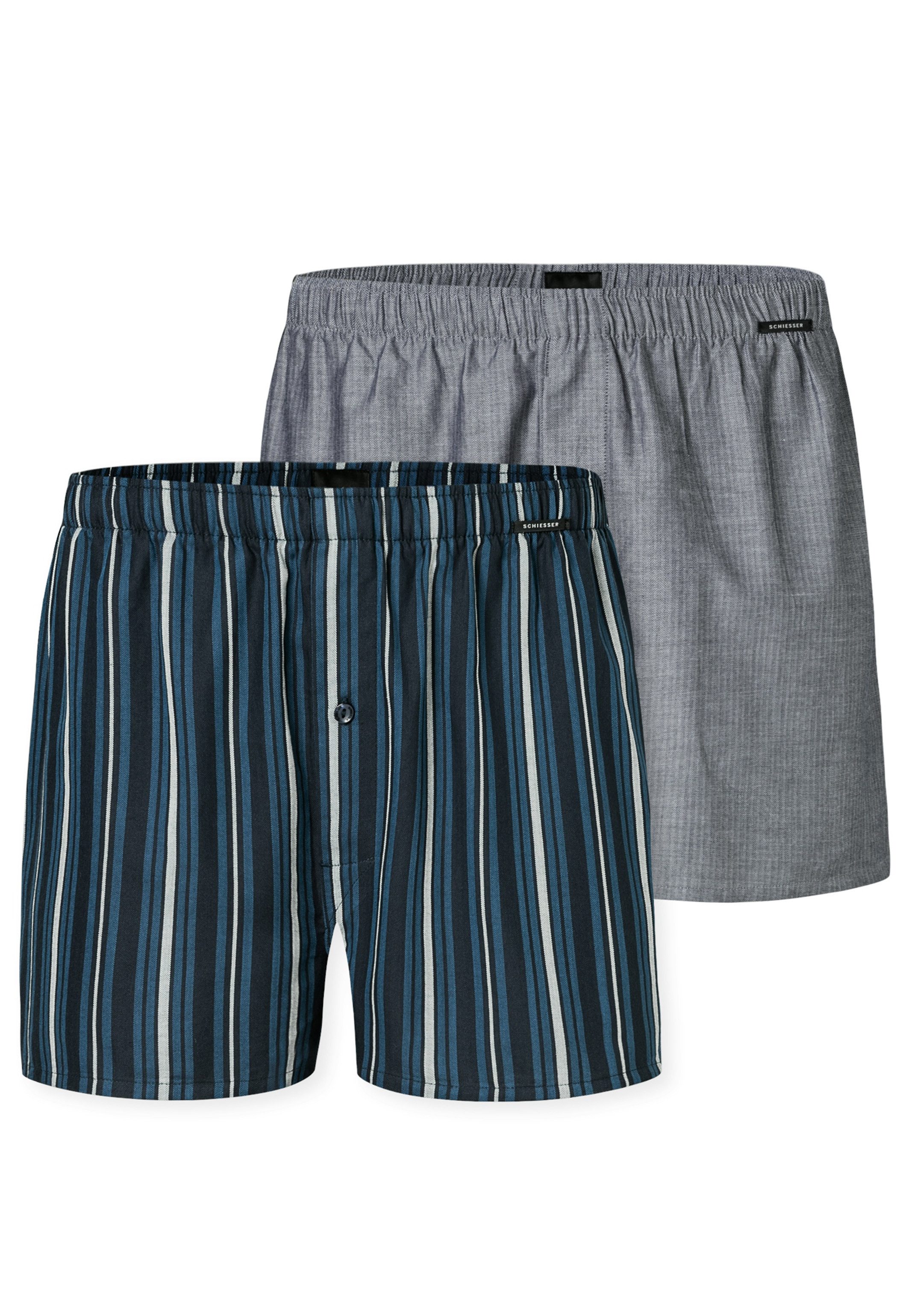Schiesser Boxershorts 2er Pack Web (Spar-Set, günstig online kaufen