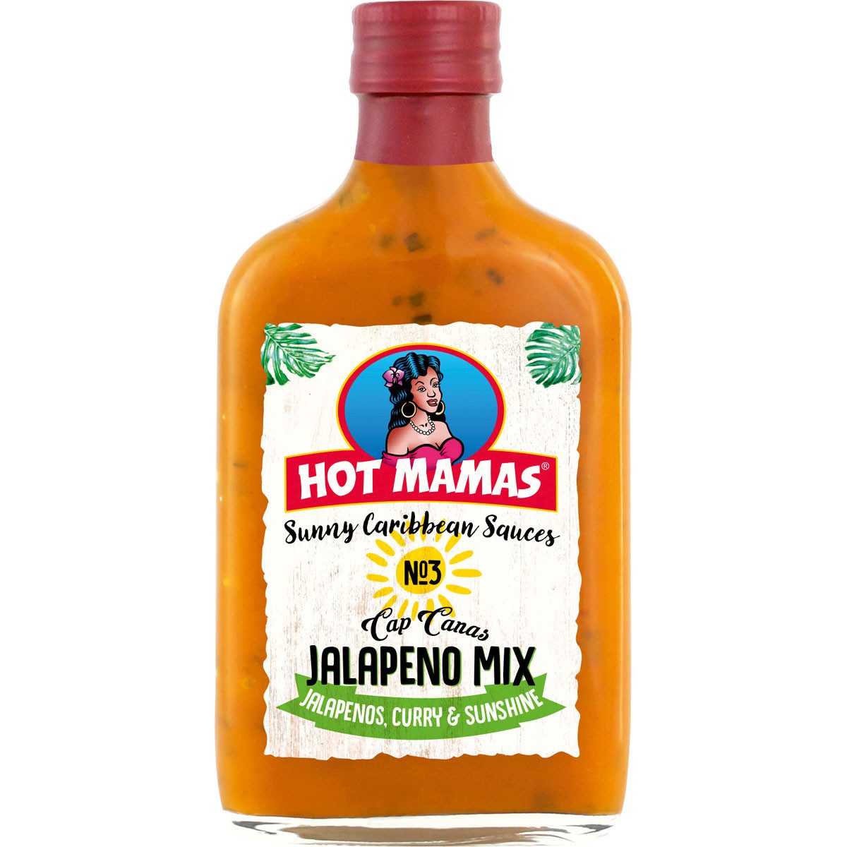 HOT MAMAS Saucen, Hot Mamas Cap Canas Jalapeno Mix Sauce angenehme Schärfe 195ml