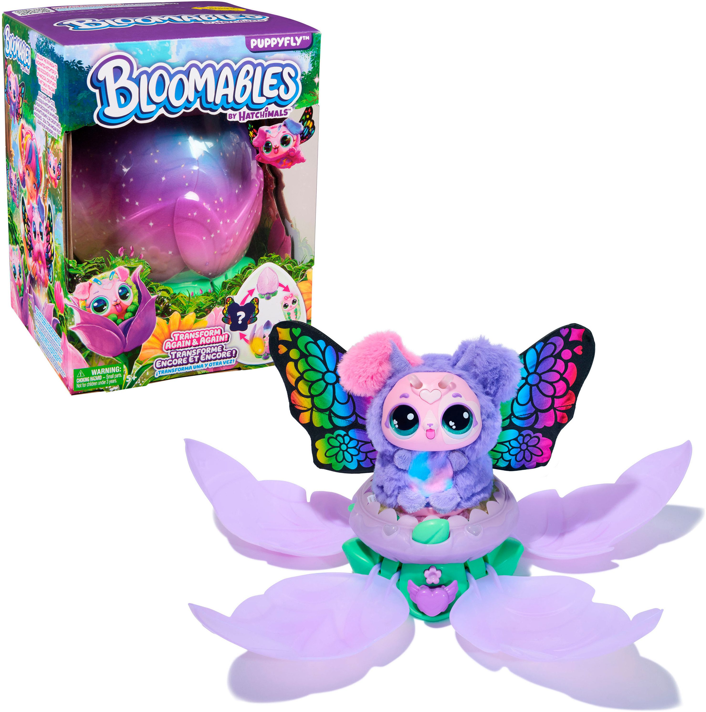 Spin Master Spielfigur Bloomables von Hatchimals - Puppyfly, mit Sound