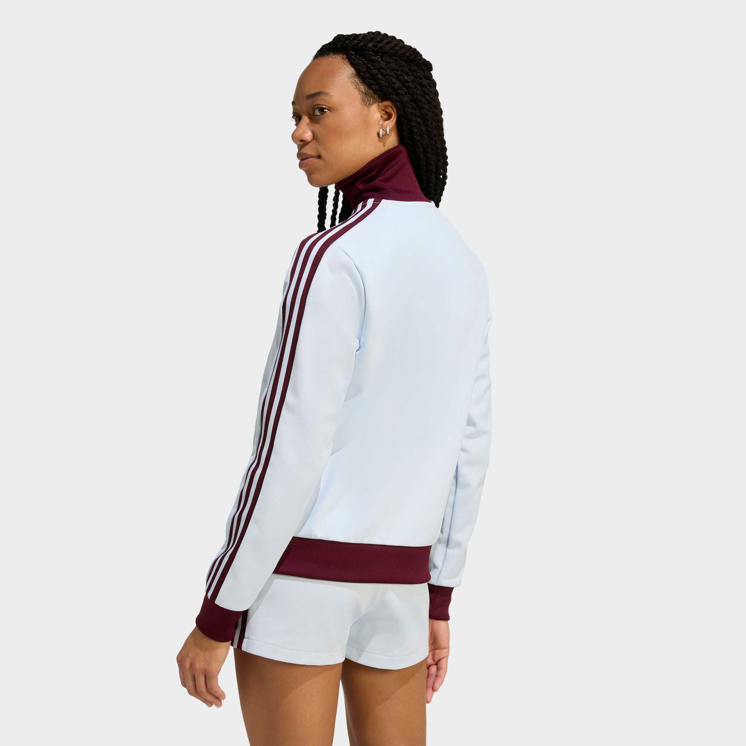 adidas Originals Trainingsjacke BECKENBAUER TT für Erwachsene, mit Reißverschluss, aus Baumwolle, reguläre Passform