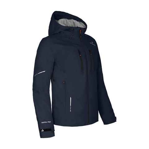 Bergson Outdoorjacke SKIEN THERMO Herren Regenjacke, leicht wattiert, recycelt, 20000 mm Wassersäule, N