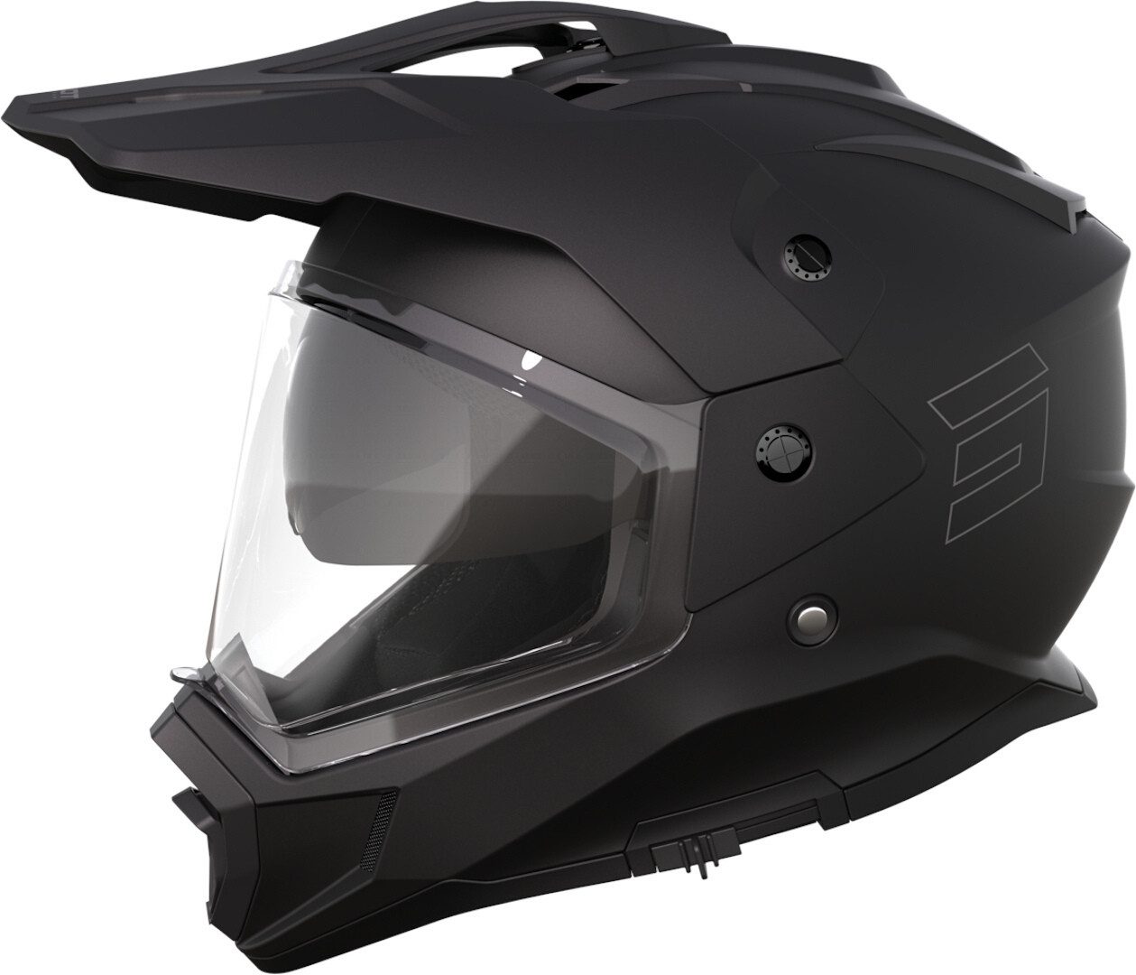 Shot Motocrosshelm Trek Solid Motocross Helm, Vorbereitet Für Kommunikationssystem,integriertes Sonnenvisier