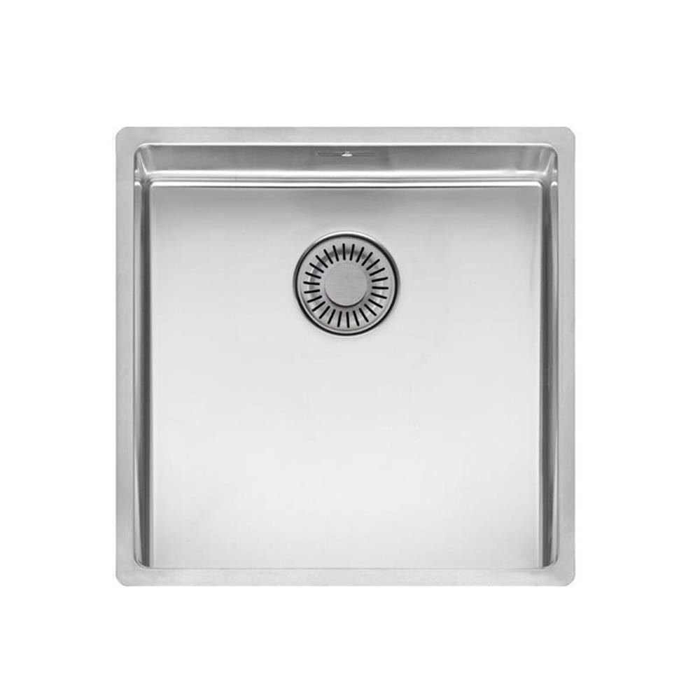 REGINOX Edelstahlspüle New York 40X40 Edelstahl mit Handbetätigung, 44/44 cm