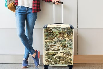 MuchoWow Handgepäckkoffer Reptilien - Tiere - Natur, 4 Rollen, Reisetasche mit rollen, Handgepäck für Ferien, Trolley, Reisekoffer