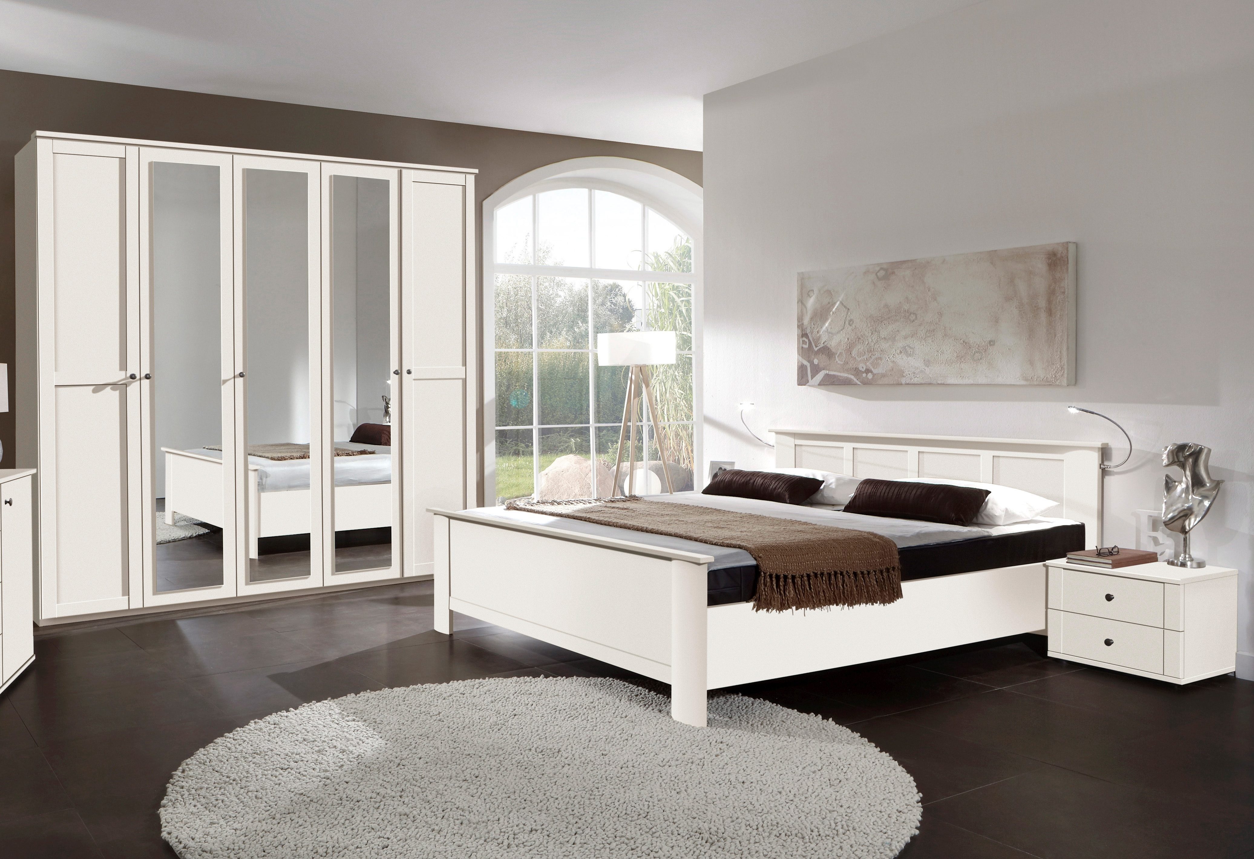 Schlafzimmer-Set (Set, Wimex dekorativen mit Aufleistungen Chalet, 4-St),
