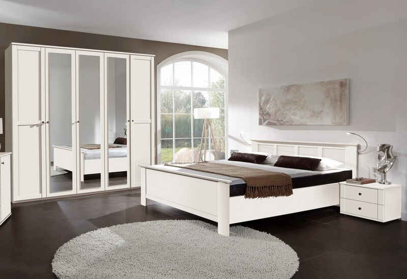 Wimex Schlafzimmer-Set Chalet, (Set, 4-St), mit dekorativen Aufleistungen