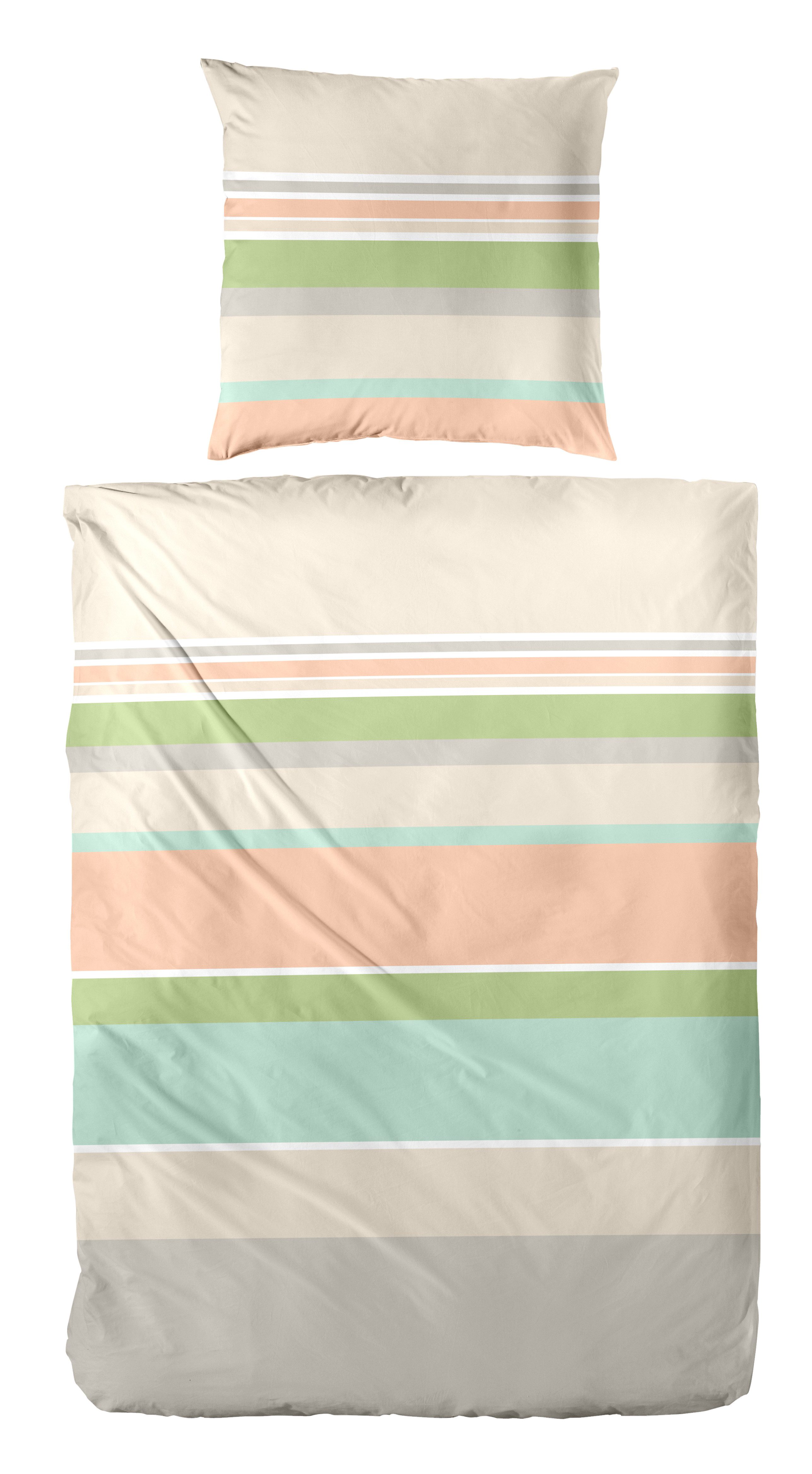 Primera Bettwäsche Mako-Satin-Bettwäsche Line Art, Mako-Satin, günstig online kaufen