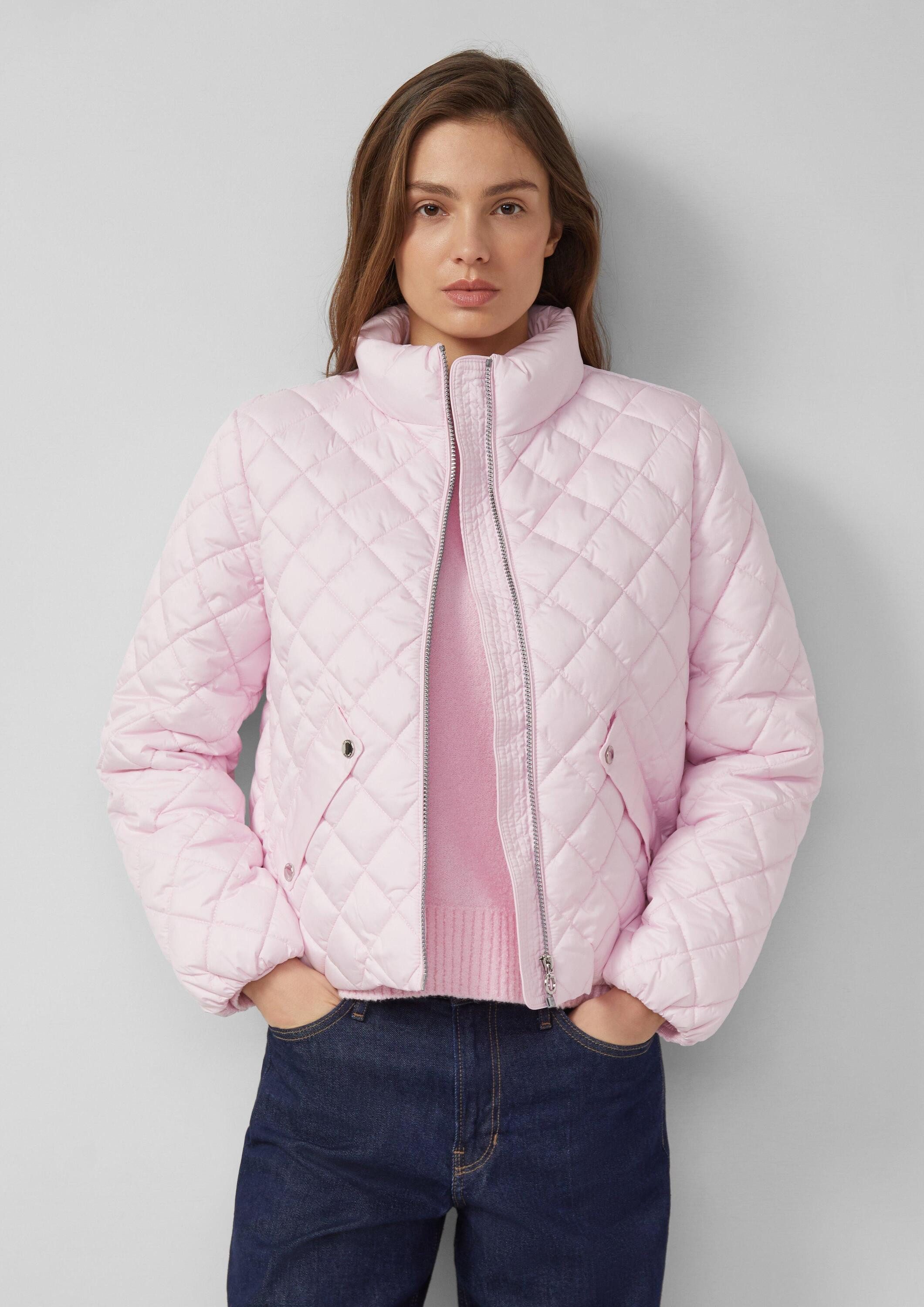 s.Oliver Funktionsjacke Outdoor-Jacke Kurze Steppjacke mit Stehkragen günstig online kaufen