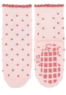 Sterntaler® ABS-Socken GOTS ABS-Socken Emmi Girl, 2er-Pack (GOTS 2er Pack Fliesensocken mit süßen Motiven) Rutschsocken mit Anti-Rutsch-Sohle, ABS- Socken mit Gumminoppen