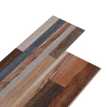 Teppichboden PVC-Fliesen 5,02 m² 2 mm Selbstklebend Mehrfarbig, vidaXL