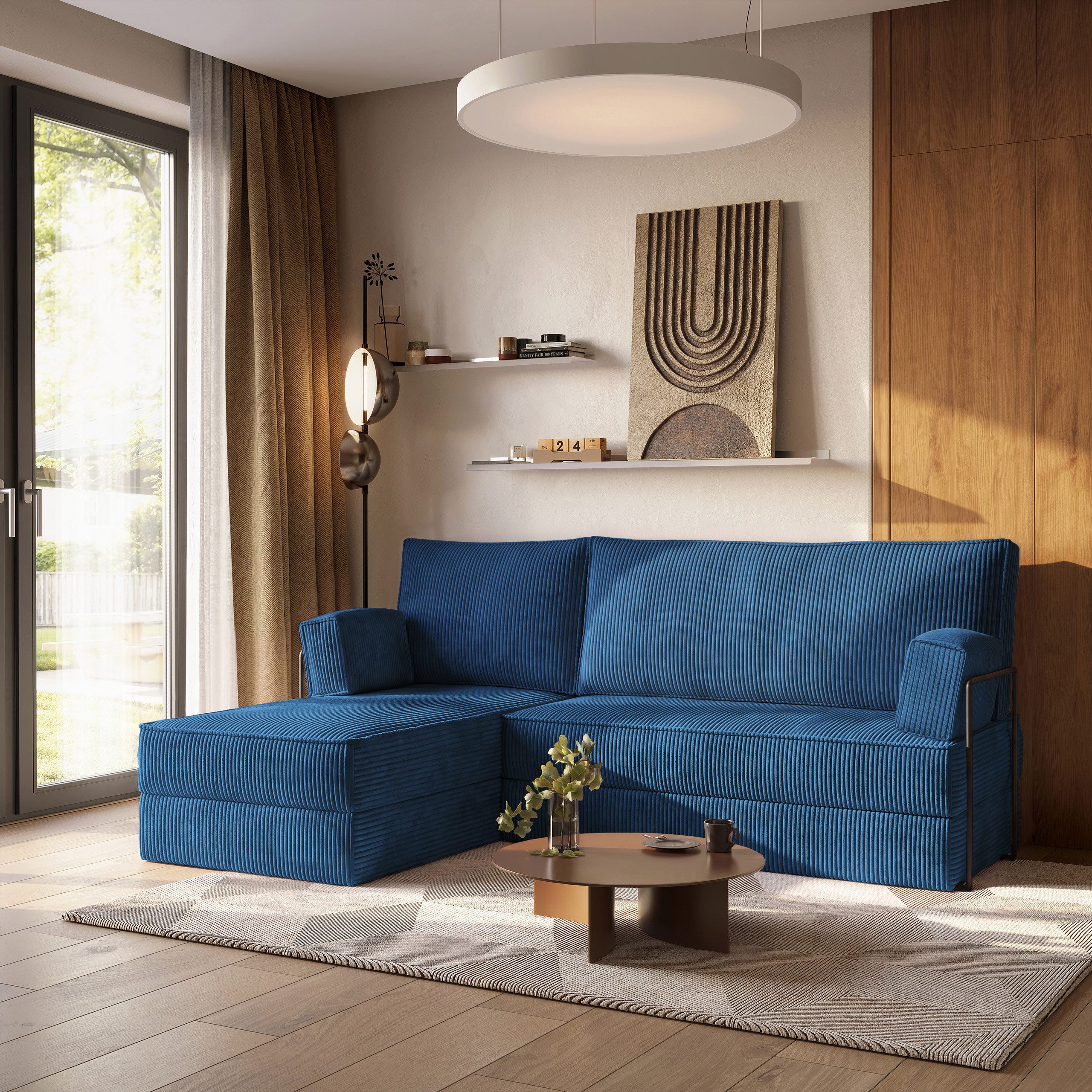 Masseno Ecksofa NOTIA modulares Boneless Sofa mit Schlaffunktion