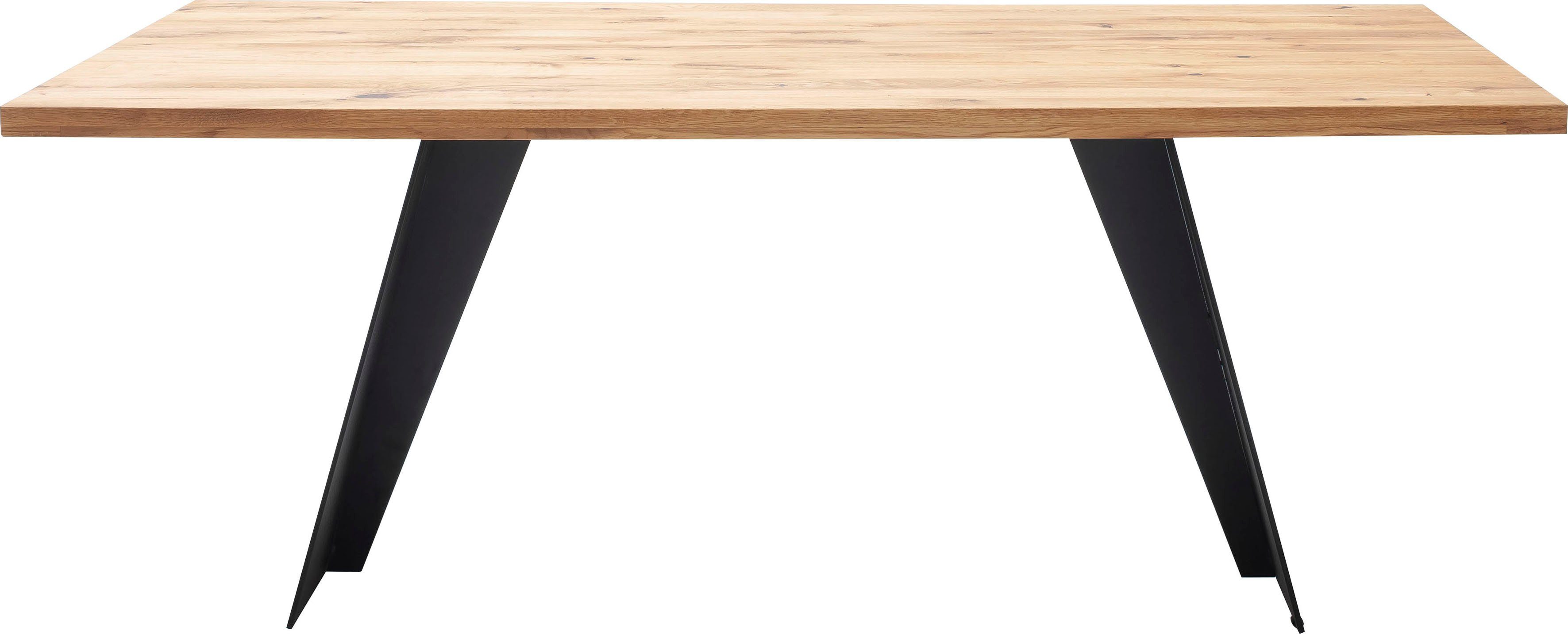 MCA furniture Esstisch Goa, Massivholz Tisch, Esstisch in Wildeiche Massiv FSC-Zertifiziert | Esstische
