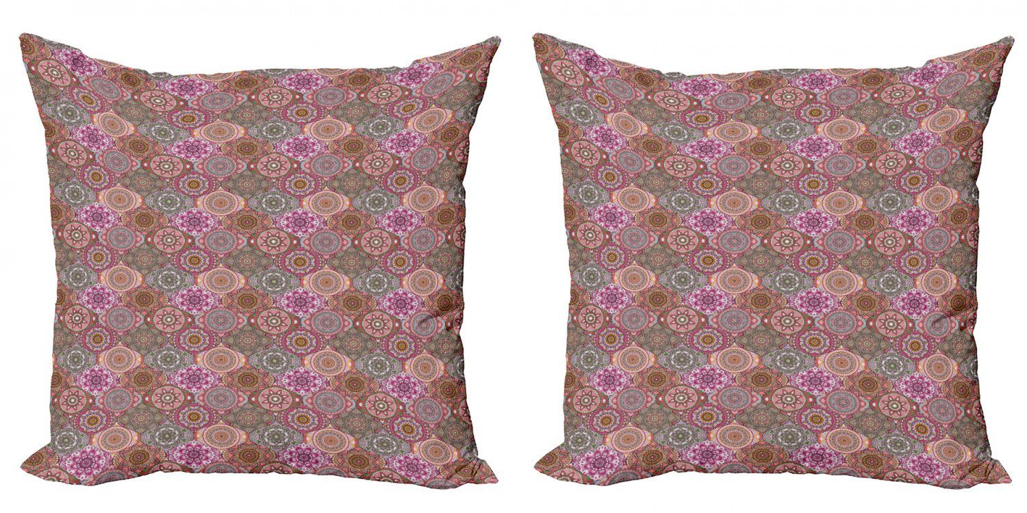 Kissenbezüge Modern Accent Doppelseitiger Digitaldruck, Abakuhaus (2 Stück), marokkanisch Nature Inspired Kurvige