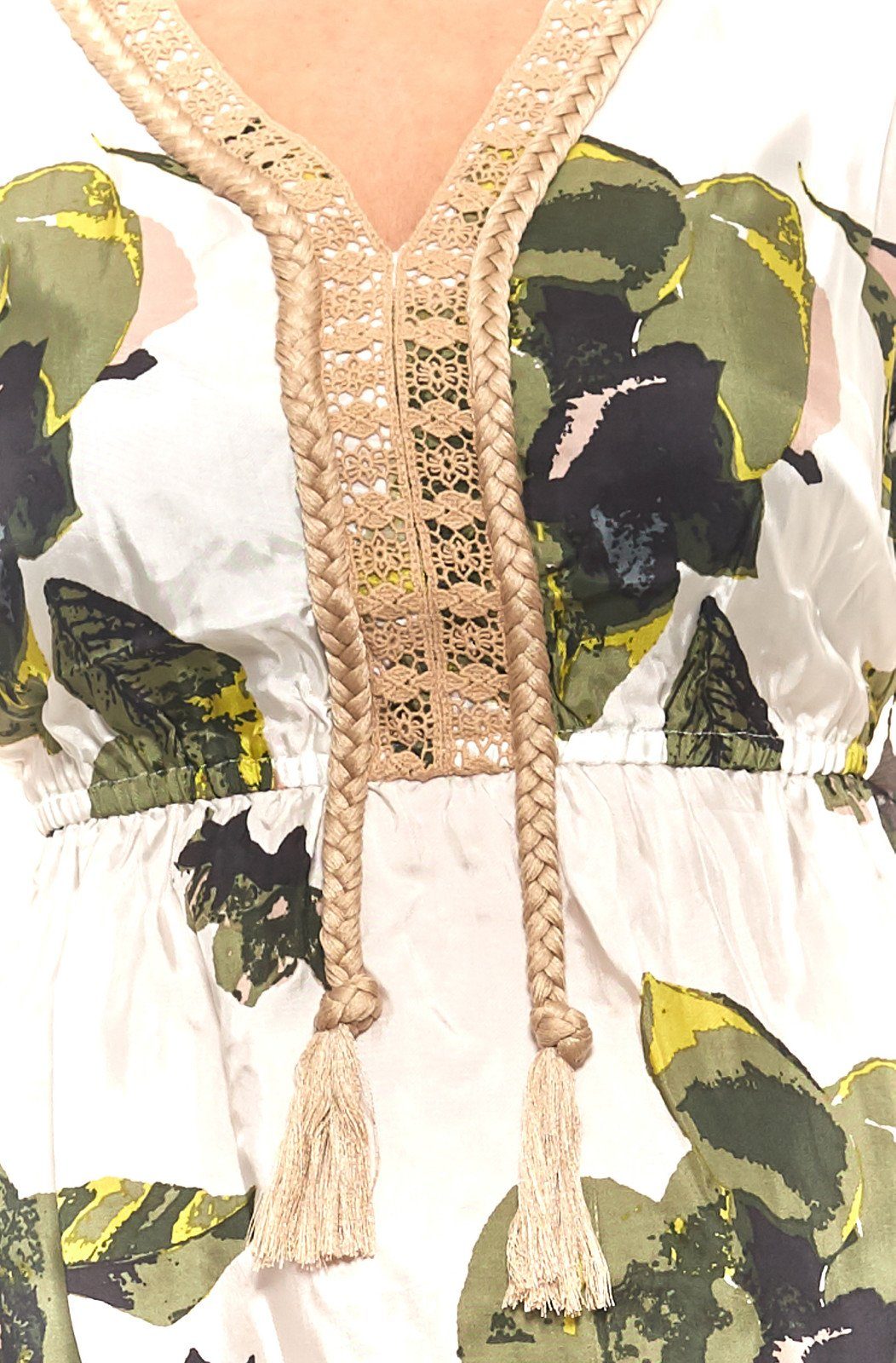 heine Sommerkleid »rick cardona Kleid Sommer-Kleid knielanges Damen  Druckkleid im Boho-Look Freizeit-Kleid Bunt« online kaufen | OTTO