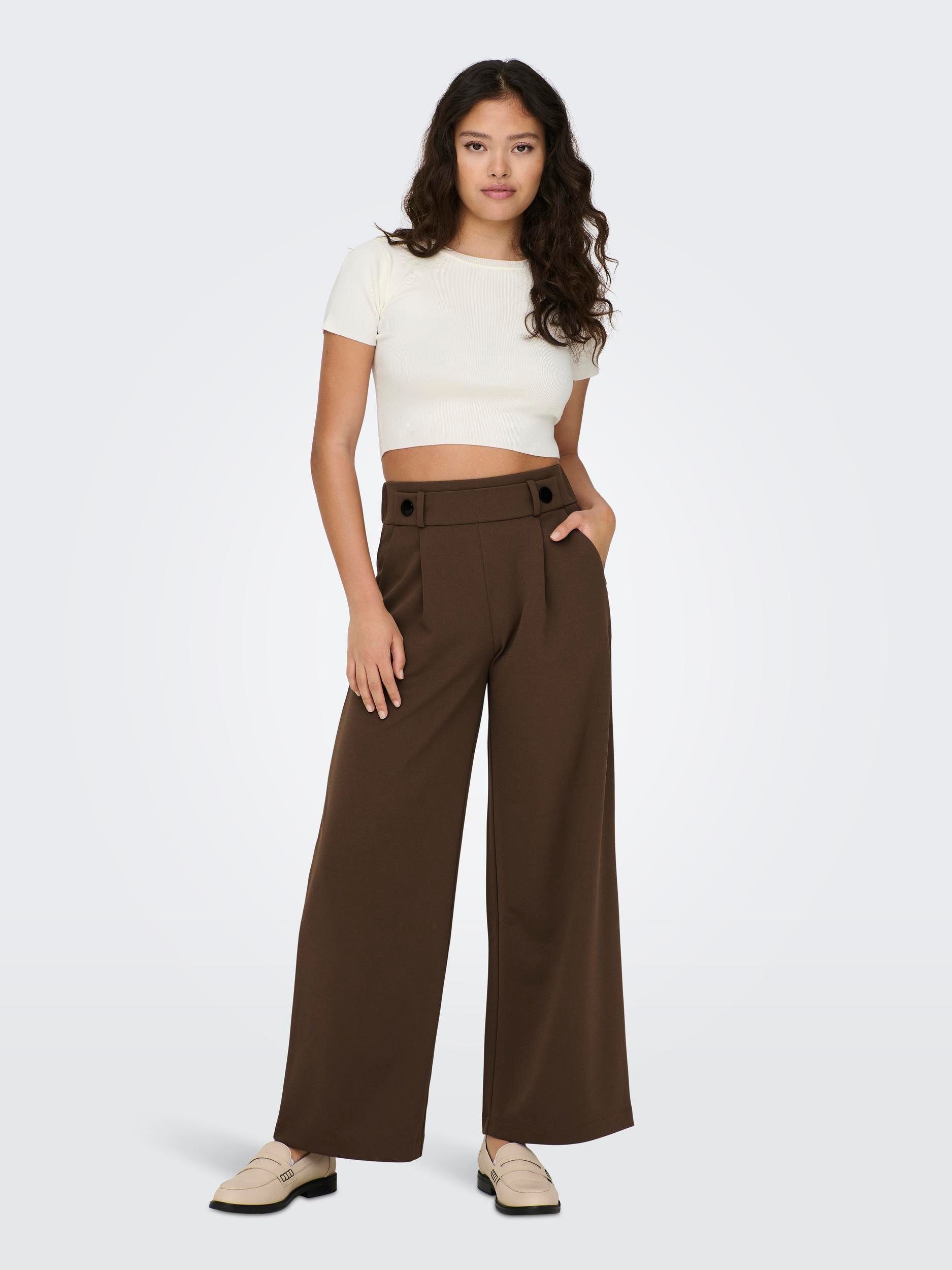 JDY Kurzarmpullover JDYCIRKELINE S/S CROP TOP KNT NOOS