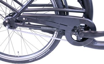 HAWK Bikes E-Bike HAWK eCity Comfort, 7 Gang Shimano Nexus 7-Gang Schaltwerk, Nabenschaltung, Frontmotor, 468 Wh Akku
