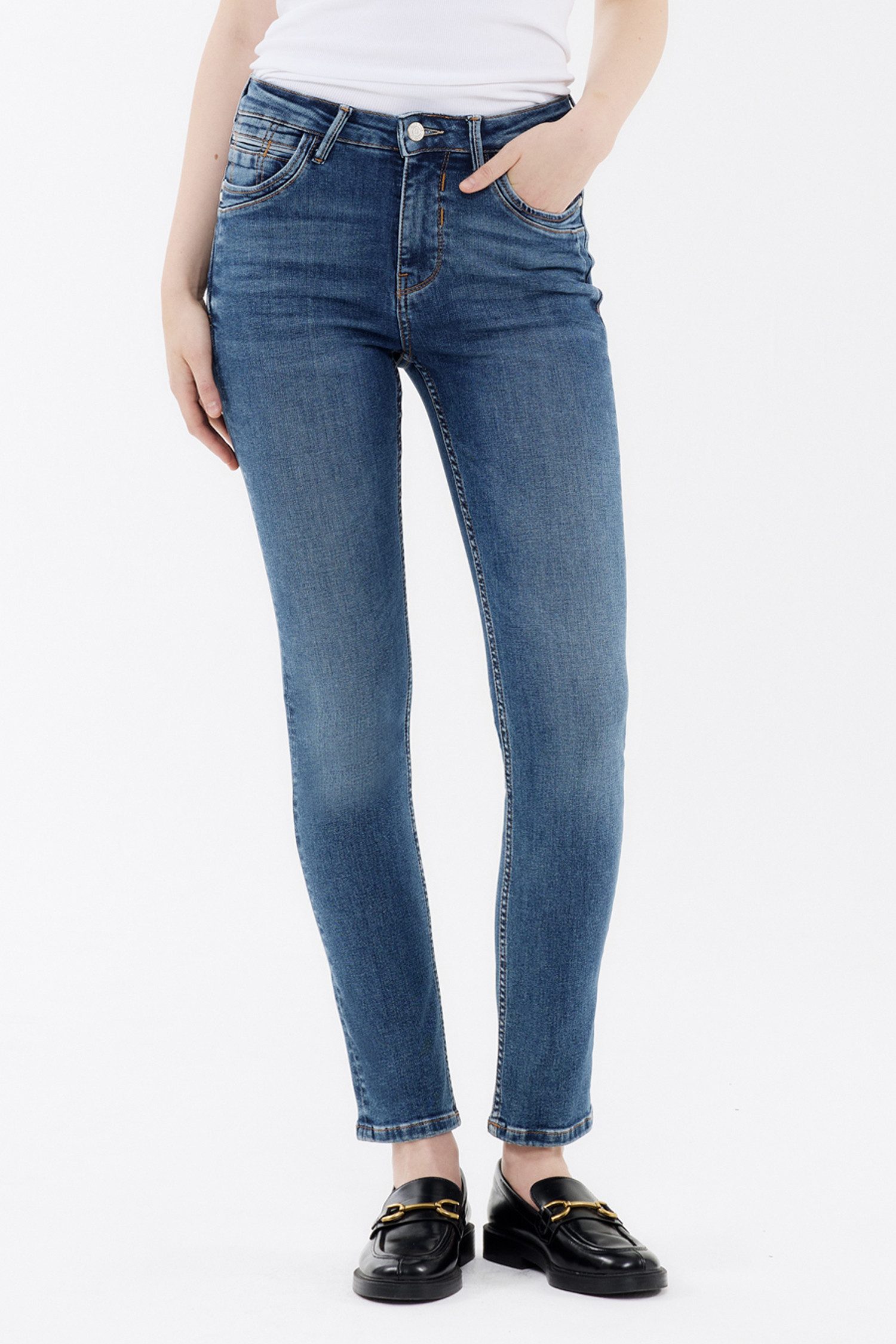 BLUE FIRE Stretch-Jeans BLUE FIRE NANCY stone 1001.265