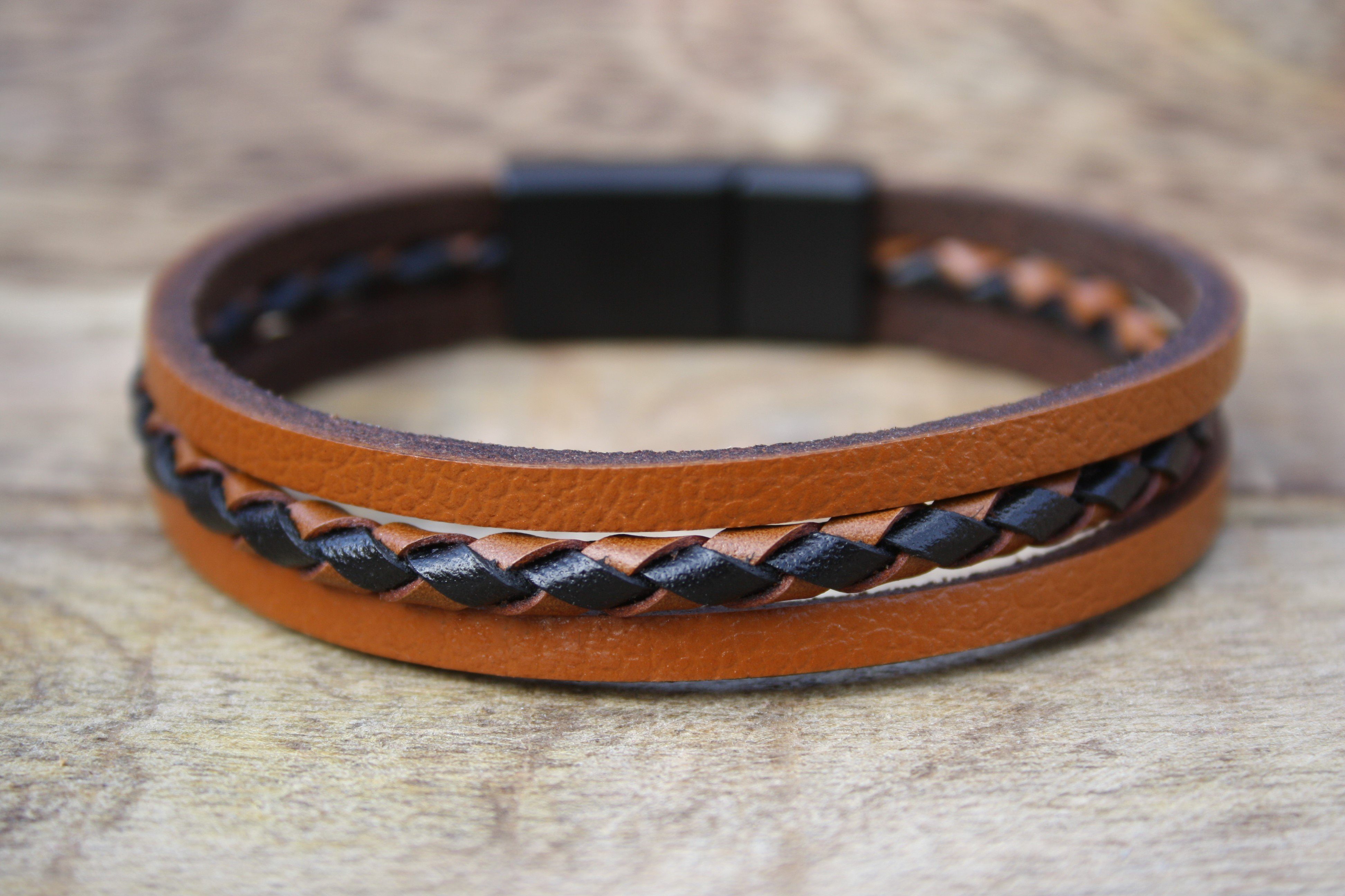 Lederarmband Herren Damen Leder Armband