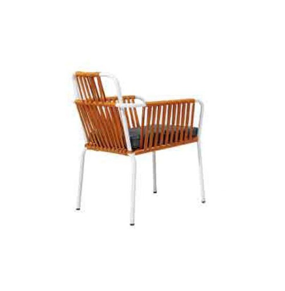 JVmoebel Gartenstuhl Elegante Edelstahl-Stühle in bunten Farben für die Terrasse (1 St), Made in Europa