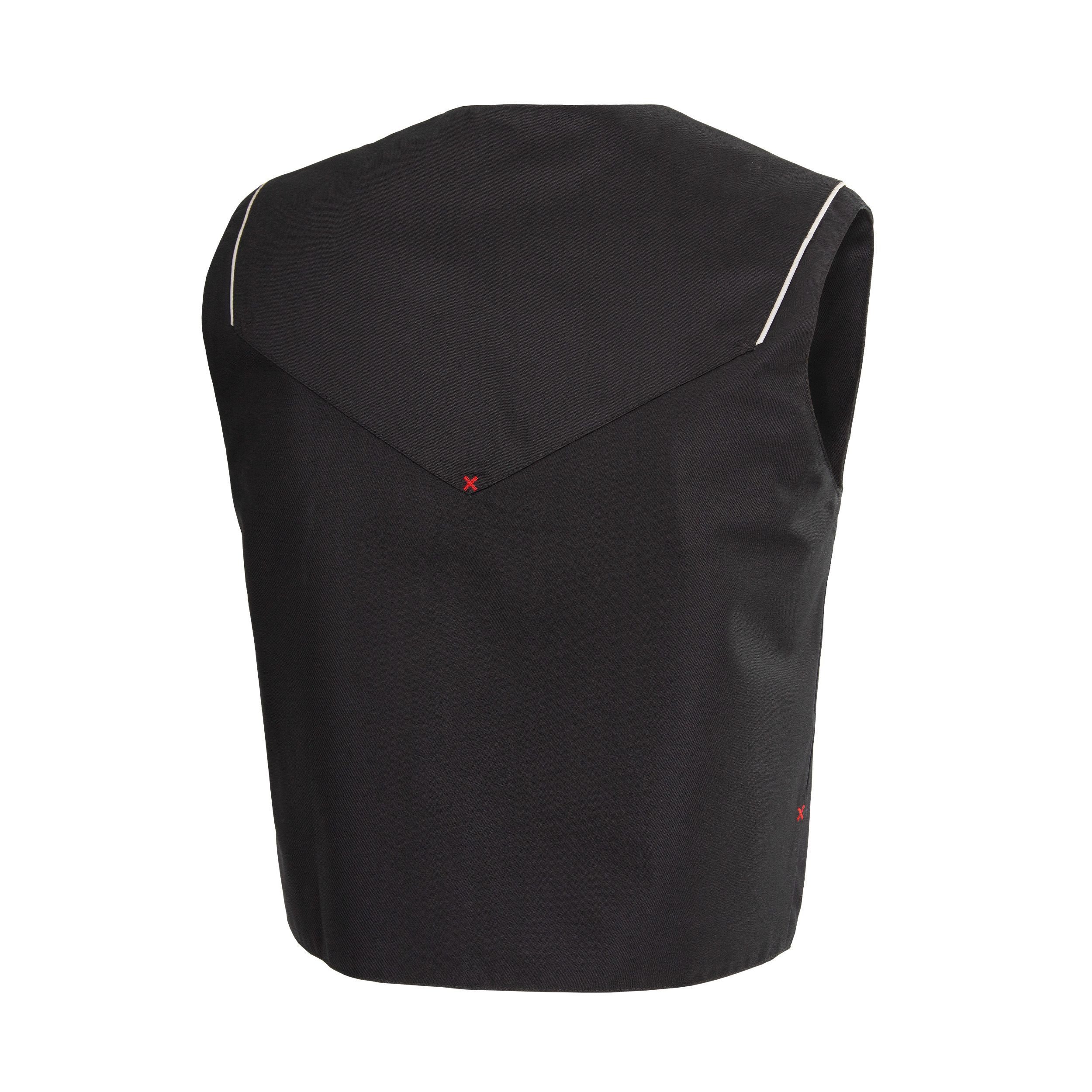 Qualitex Workwear Arbeitsweste "X-Serie" X-treme strapazierfähige Weste - faserverstätkt - waschbar (1-tlg) Werkstattjacke mit 7 Taschen - pflegeleicht Arbeitsk – Bild 2 von 3